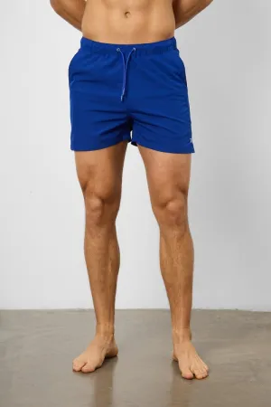 Plain Swim Short in Cobalt
