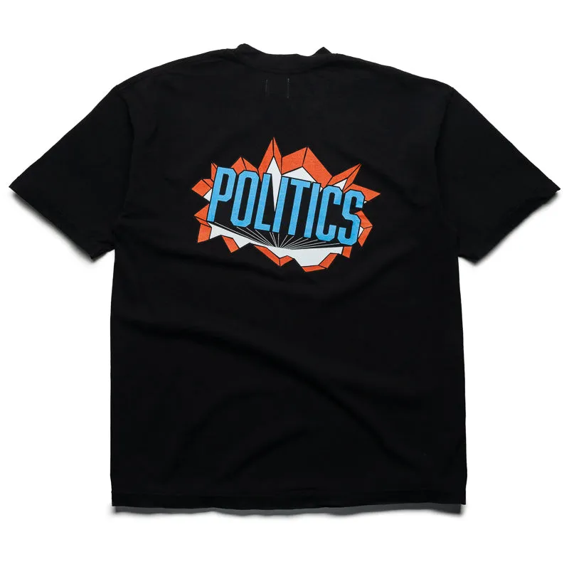 Politics Breakout Tee - Black