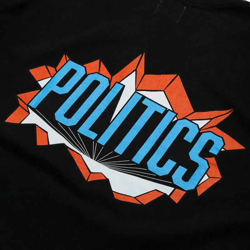 Politics Breakout Tee - Black
