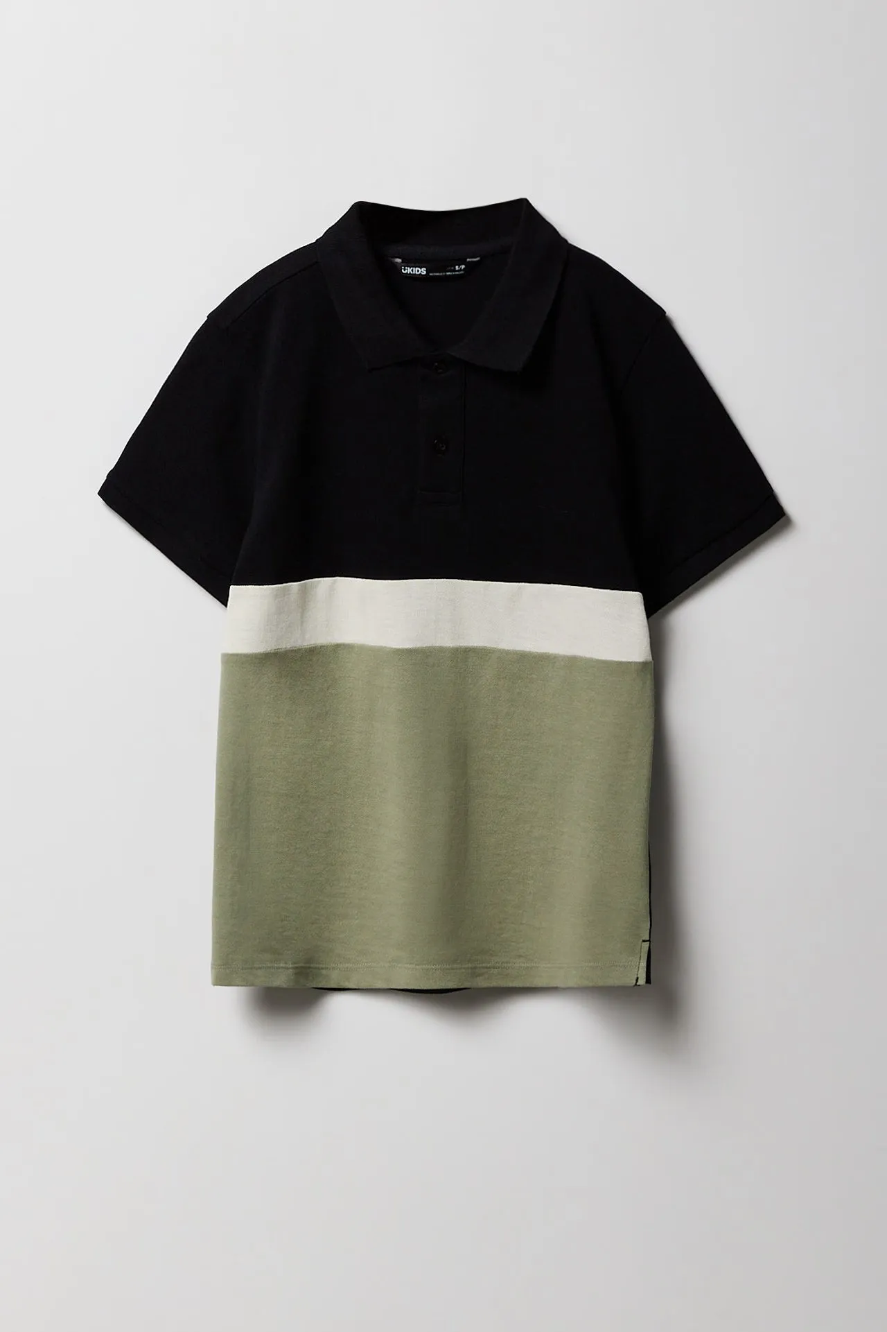 Polo avec blocs de couleurs pour garçon