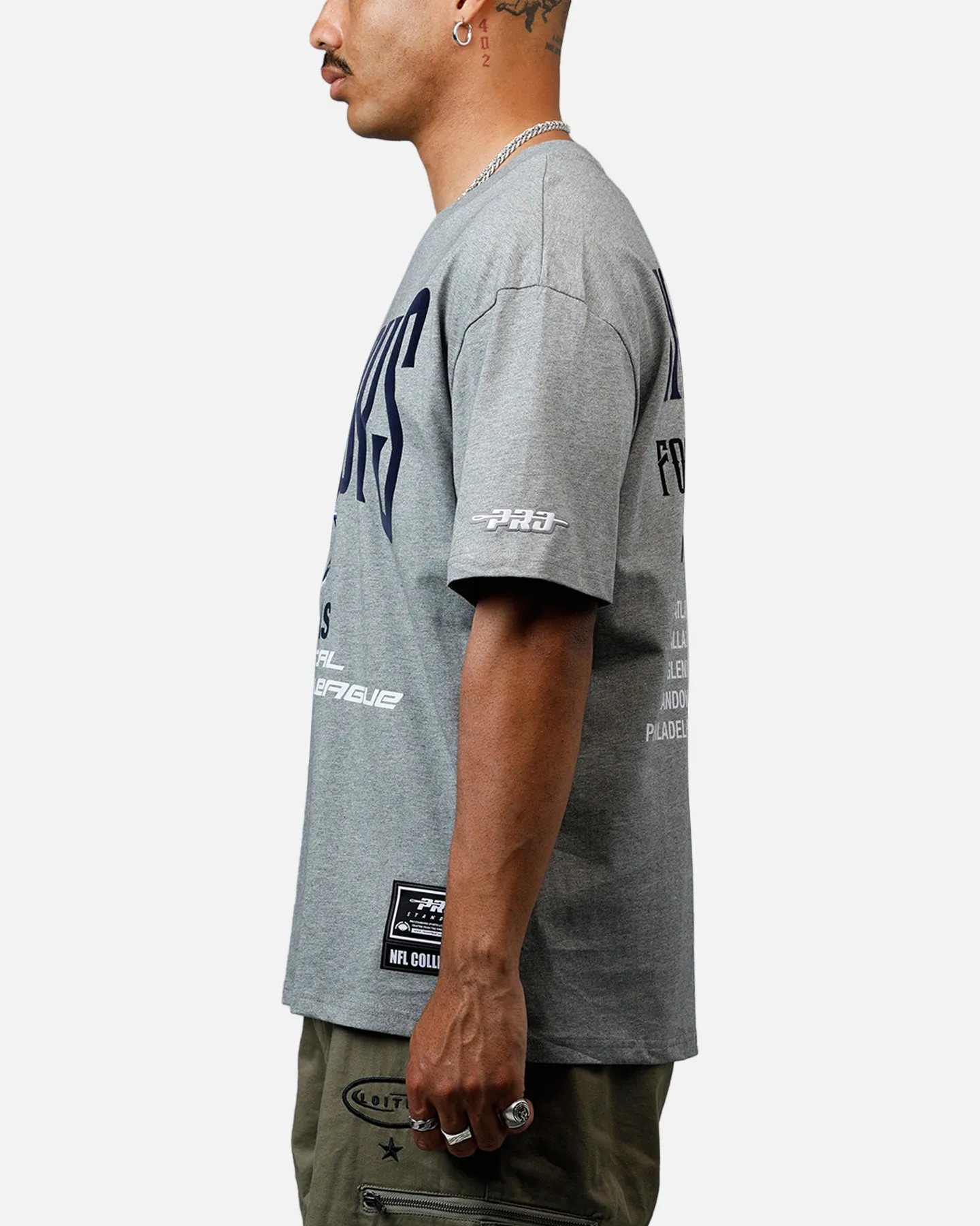 Pro Standard Dallas Cowboys City Tour 2.0 T-Shirt Grey