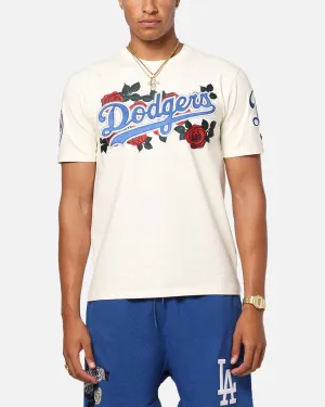 Pro Standard Los Angeles Dodgers Roses T-Shirt Eggshell