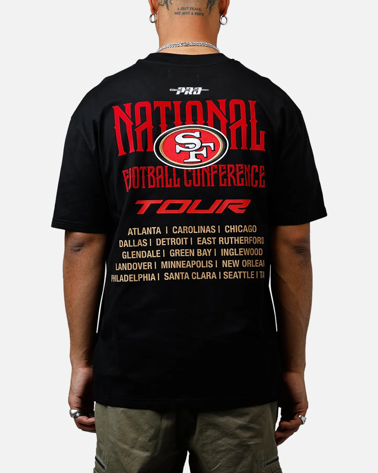 Pro Standard San Francisco 49ers City Tour 2.0 T-Shirt Black