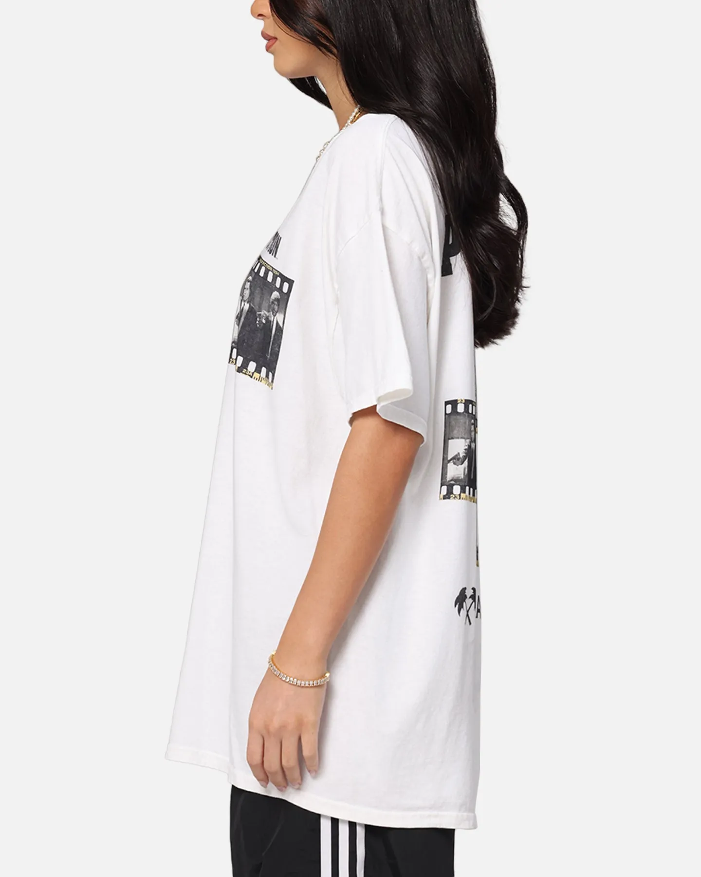 Pulp Fiction Montage T-Shirt White Vintage
