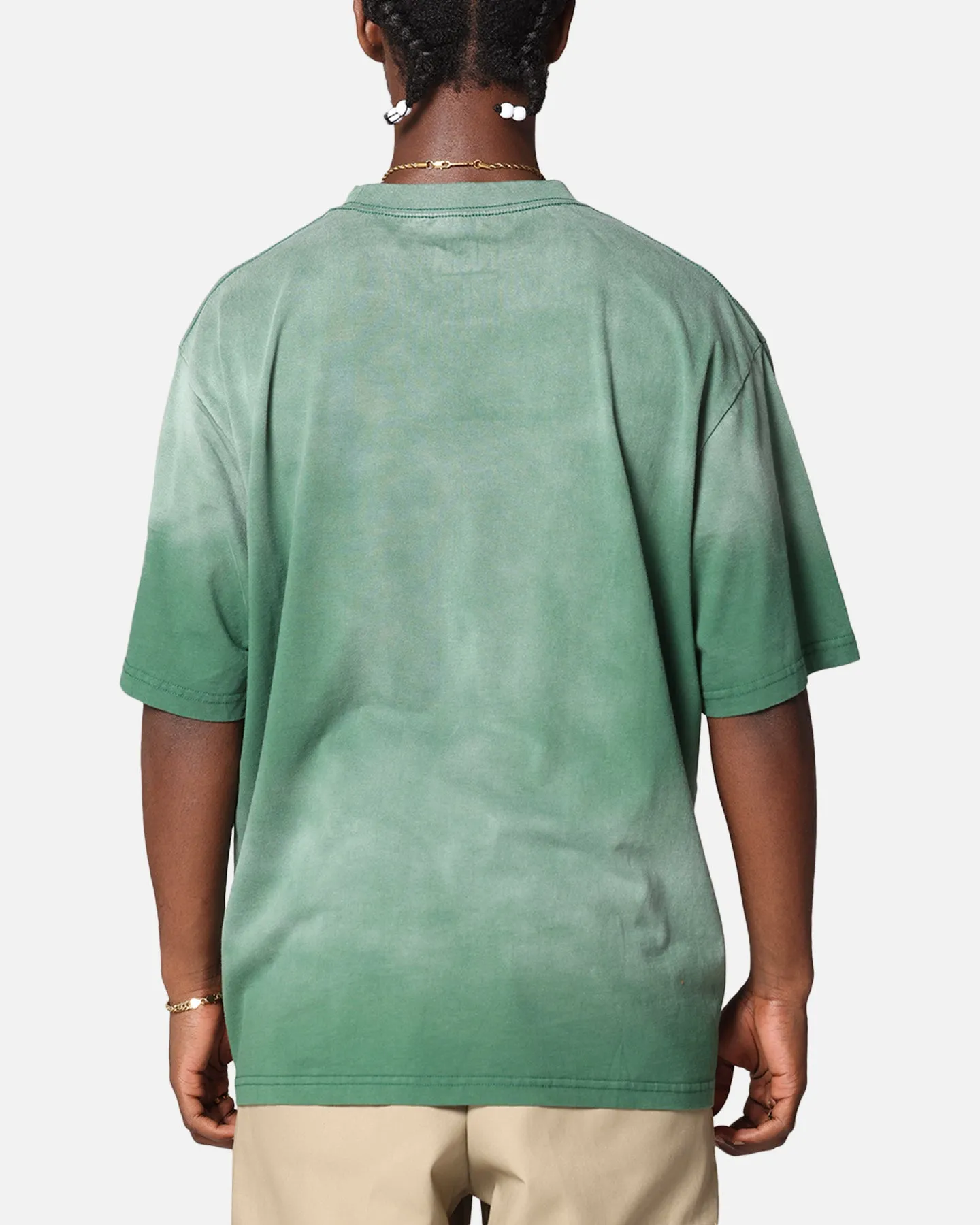Pusha T Pusha T Hem Vintage T-Shirt Washed Green