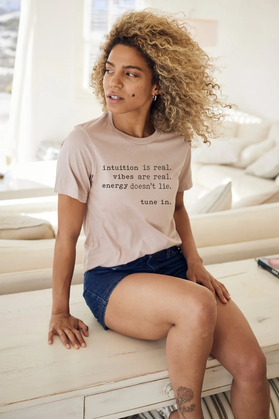 "Intuition Is Real" Short Sleeve Tee