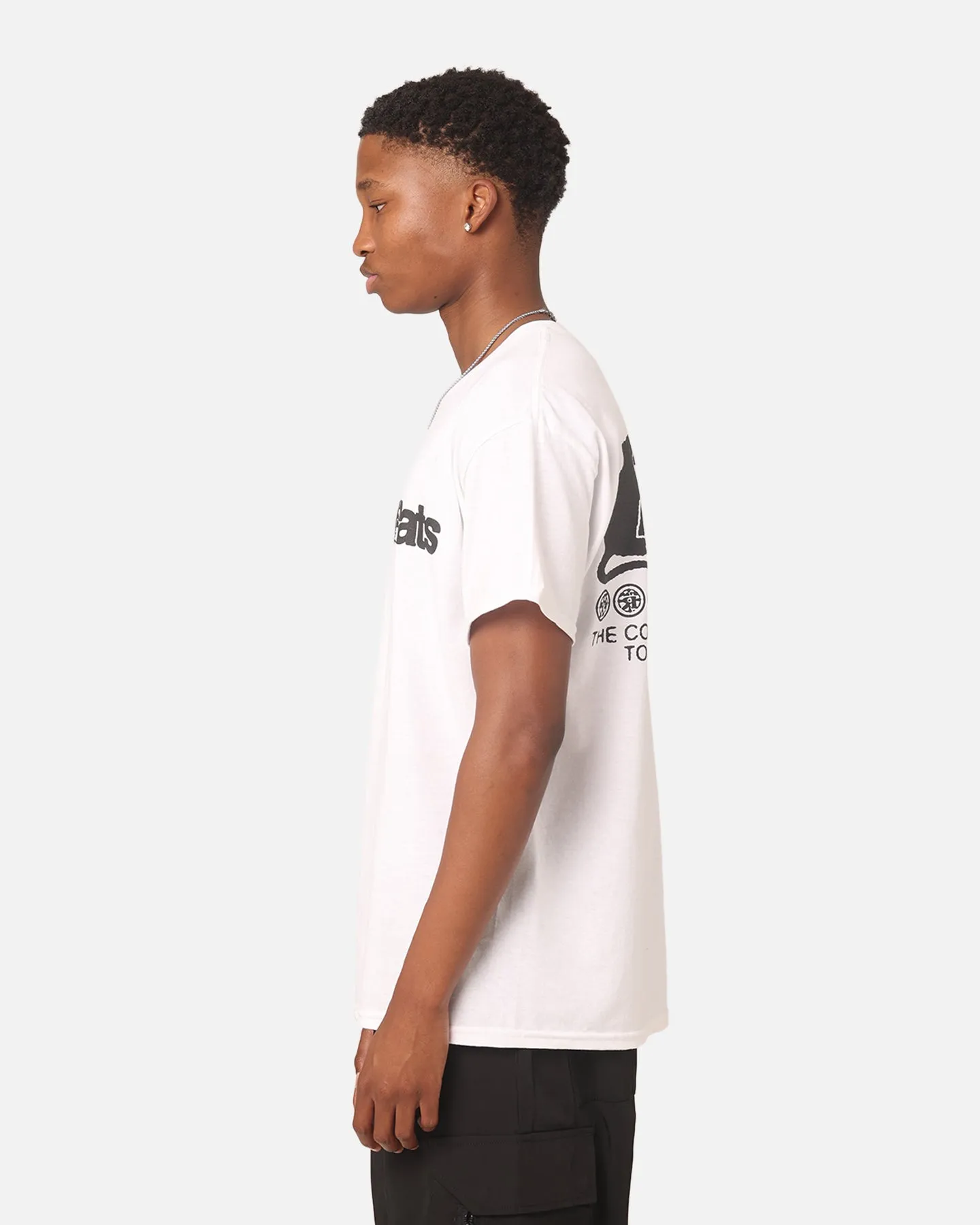 Rats Get Fat Drain Gang T-Shirt White