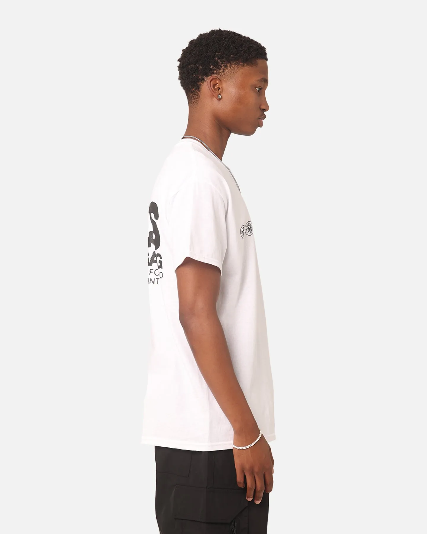 Rats Get Fat Drain Gang T-Shirt White