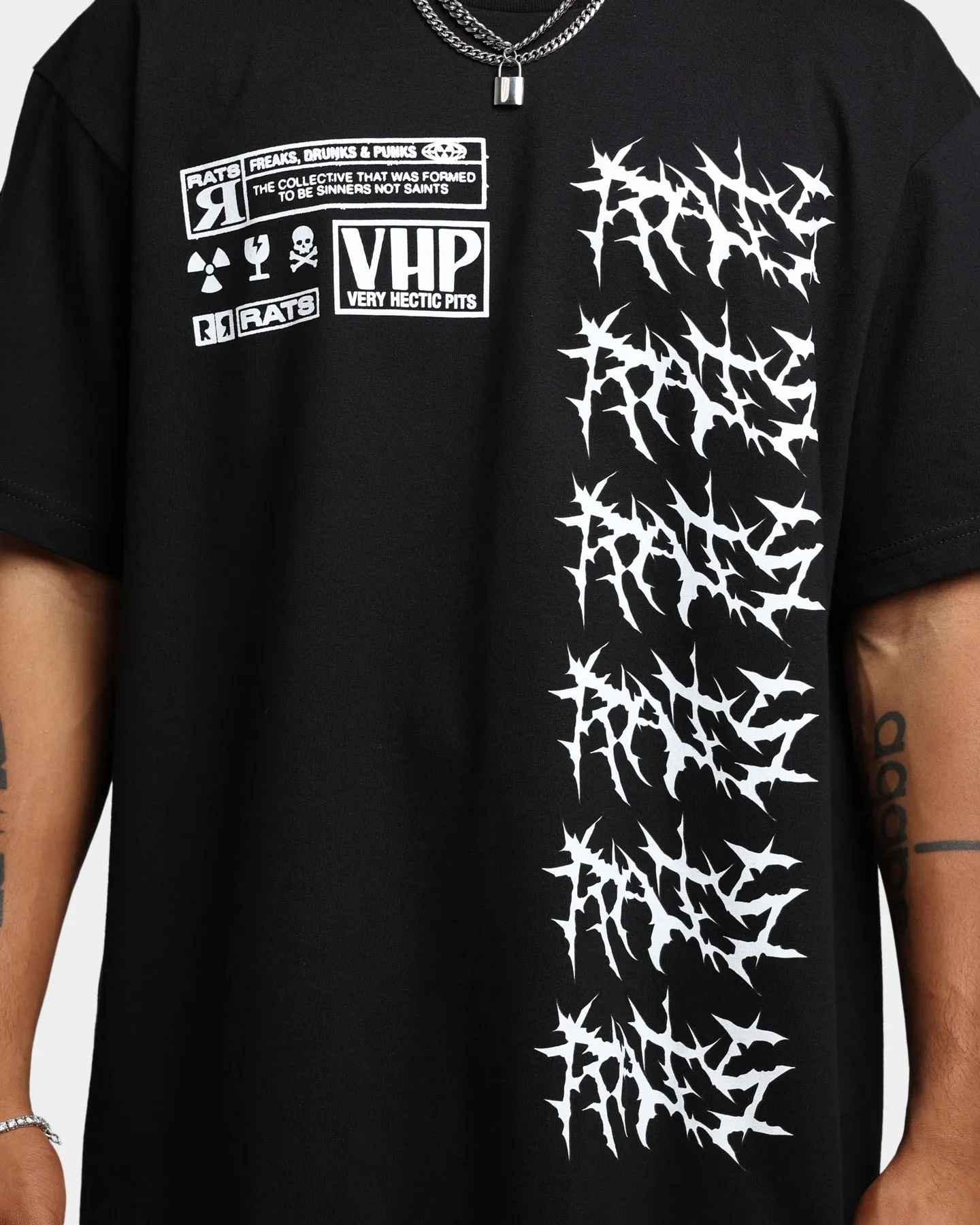 Rats Get Fat Guilty Pleasures VHP T-Shirt Black