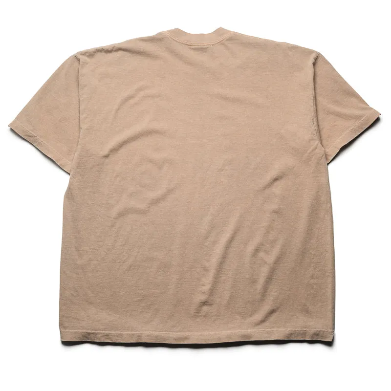 Real Bad Man Warning Tee - Beige