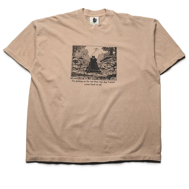 Real Bad Man Warning Tee - Beige