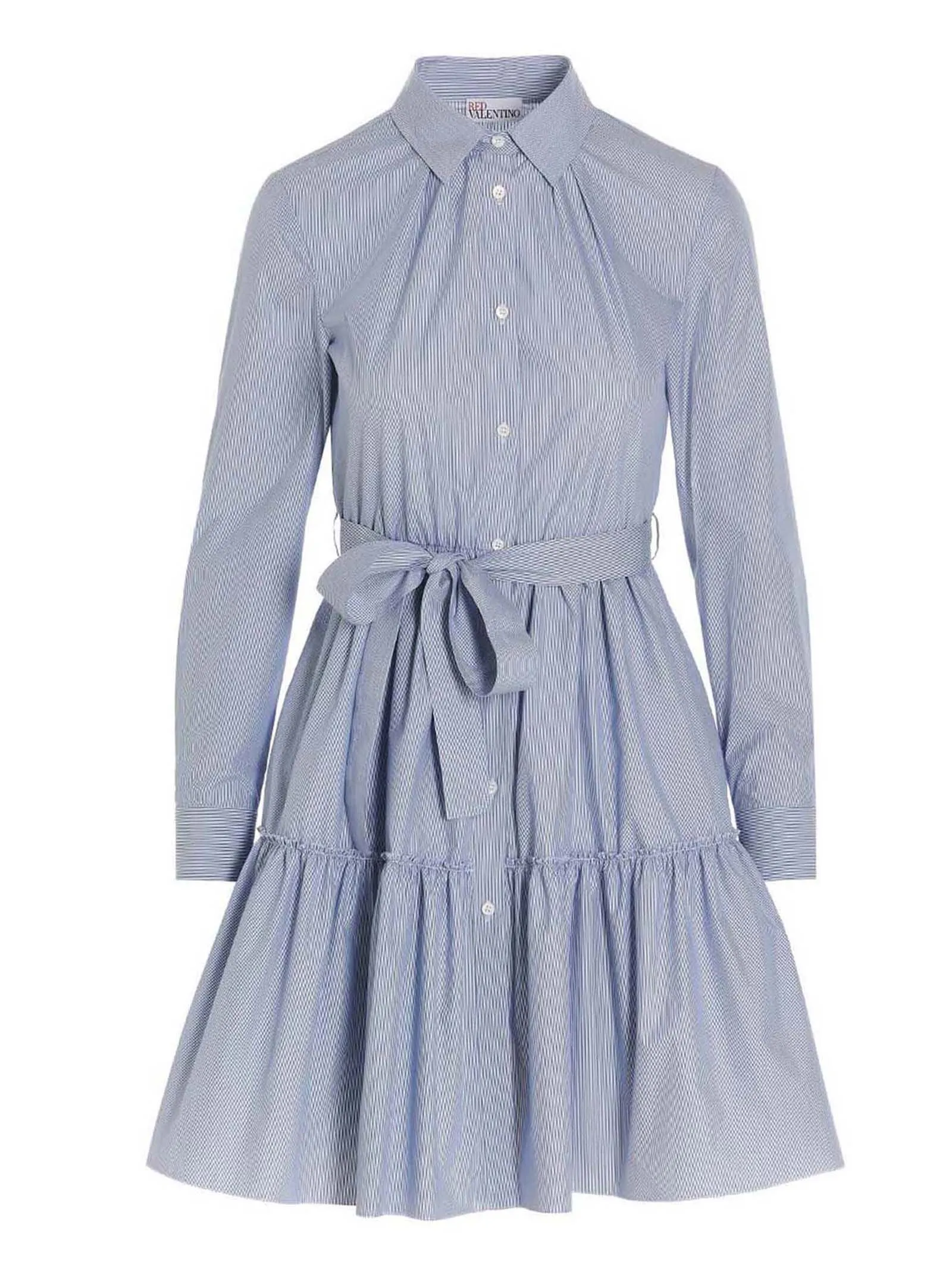 REDValentino Striped Shirt Dress