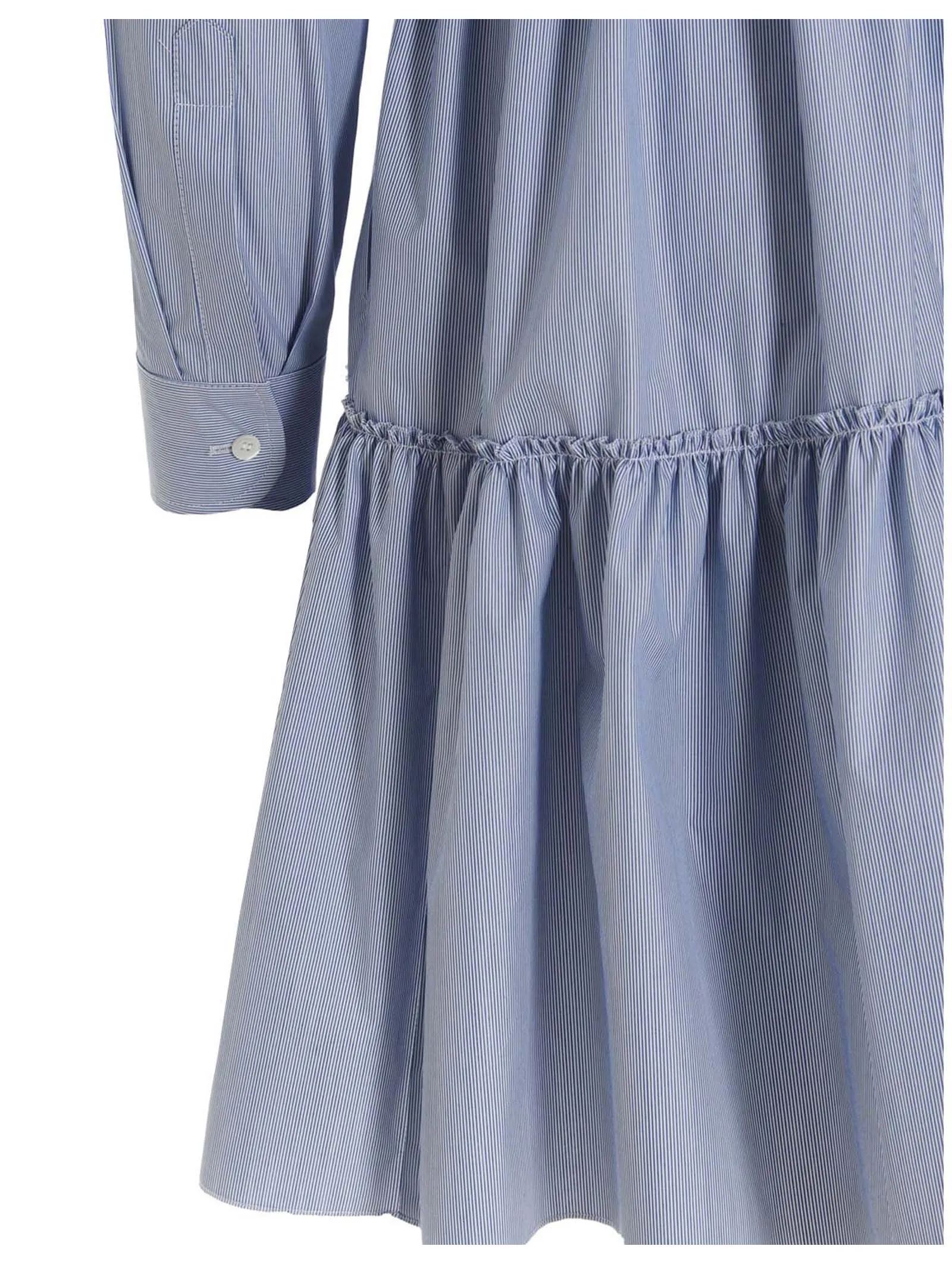 REDValentino Striped Shirt Dress