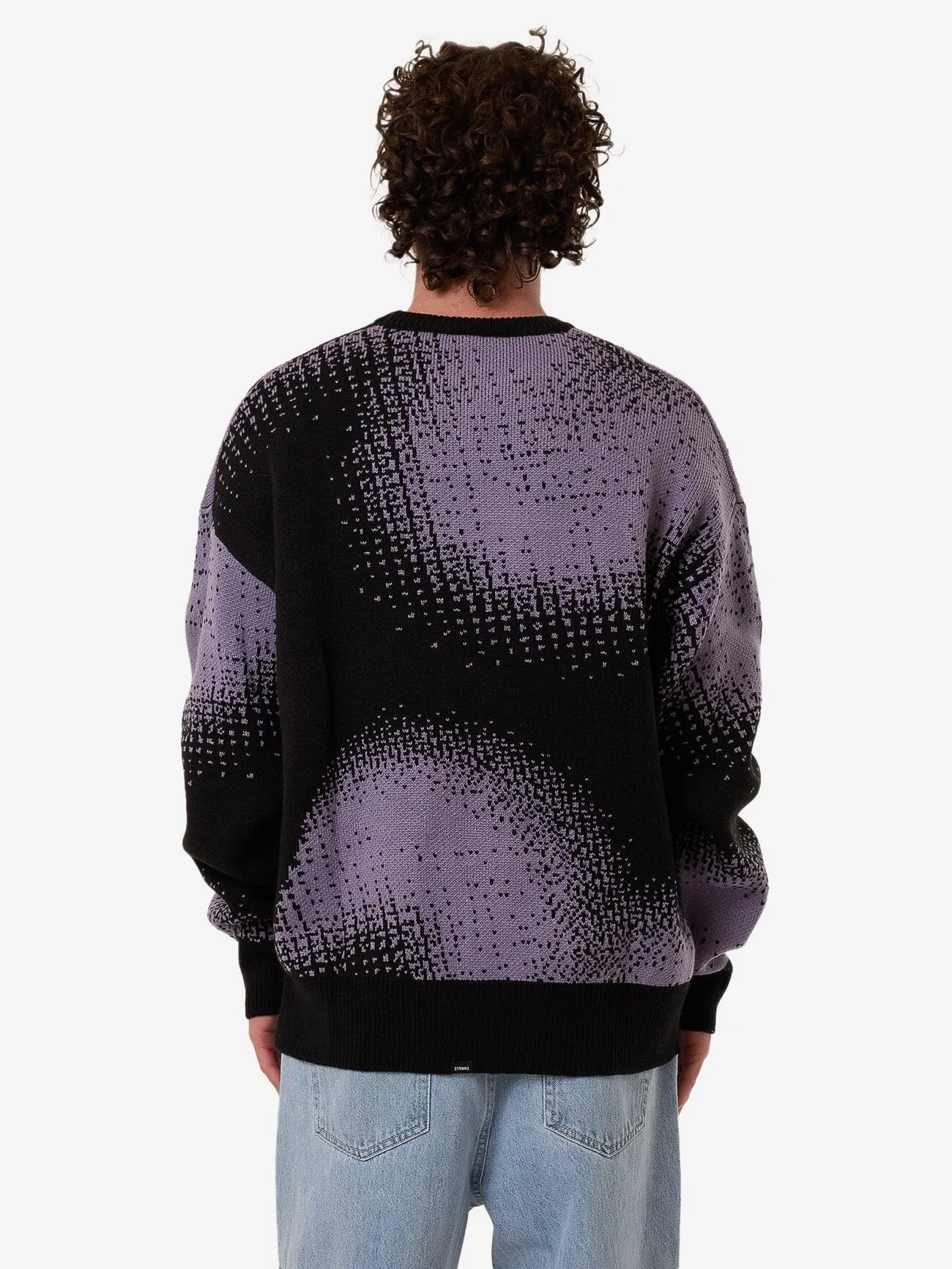 Relax Your Eyes Crew Knit - Black