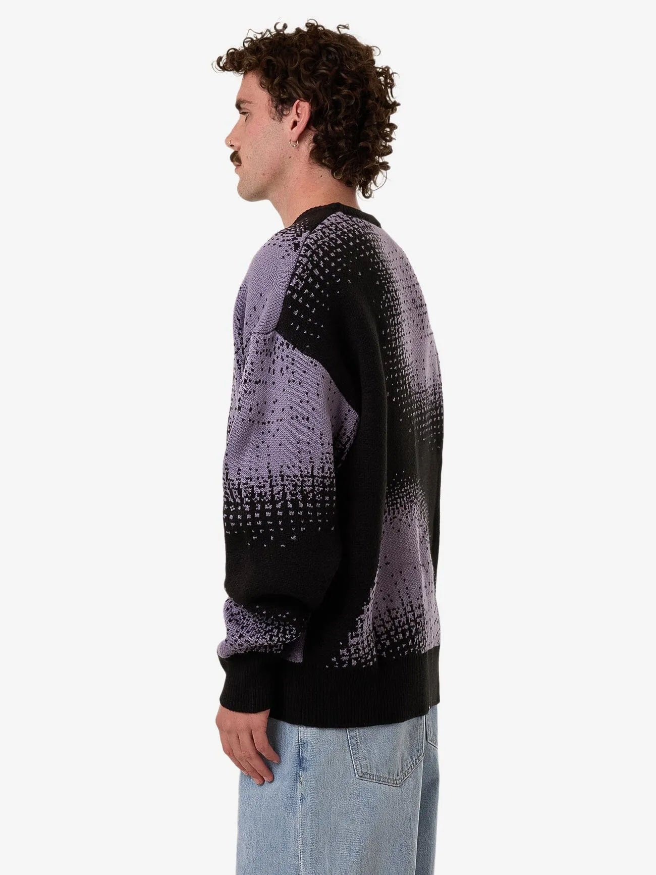 Relax Your Eyes Crew Knit - Black