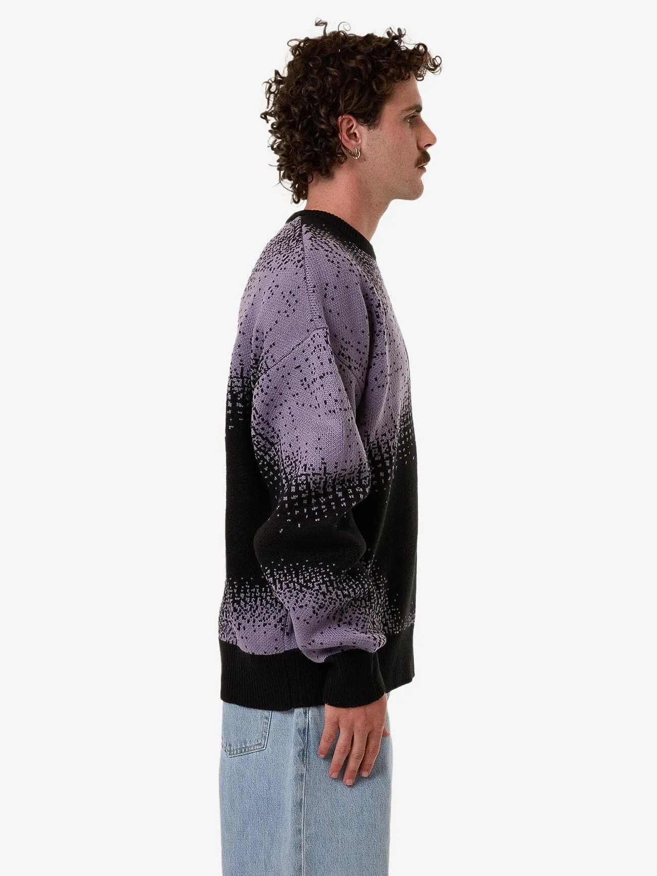 Relax Your Eyes Crew Knit - Black