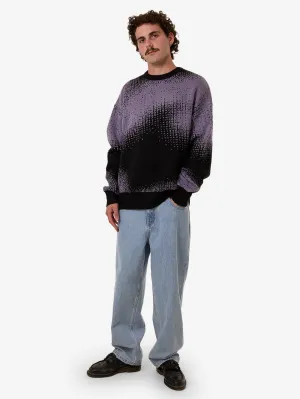 Relax Your Eyes Crew Knit - Black