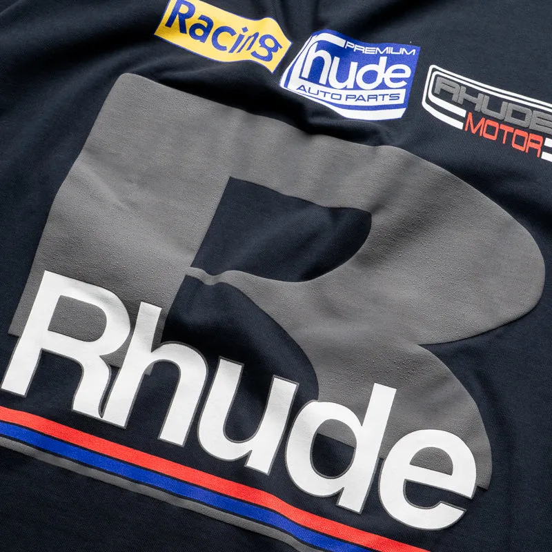 Rhude Petrol Patch Tee - Vintage Black