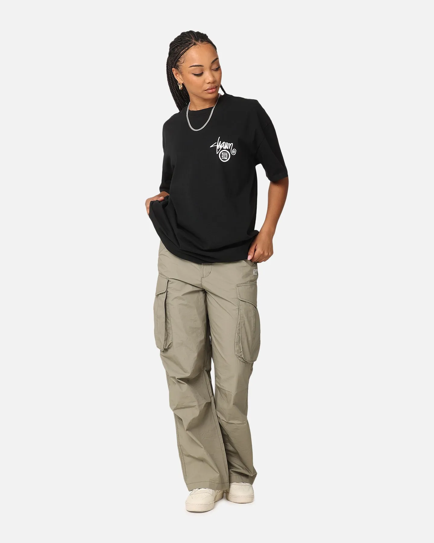 S Double Shawn Dot T-Shirt Washed Black