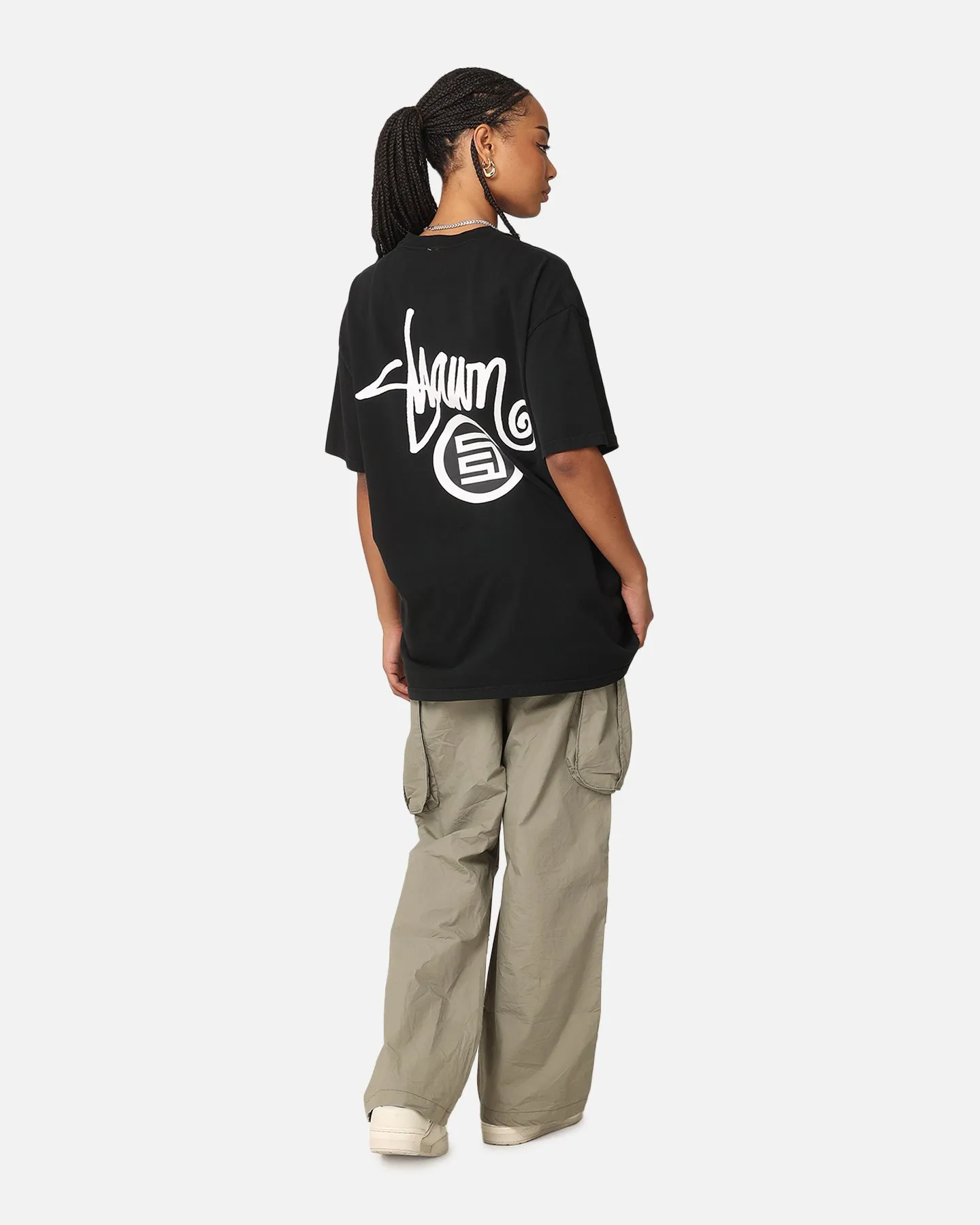 S Double Shawn Dot T-Shirt Washed Black