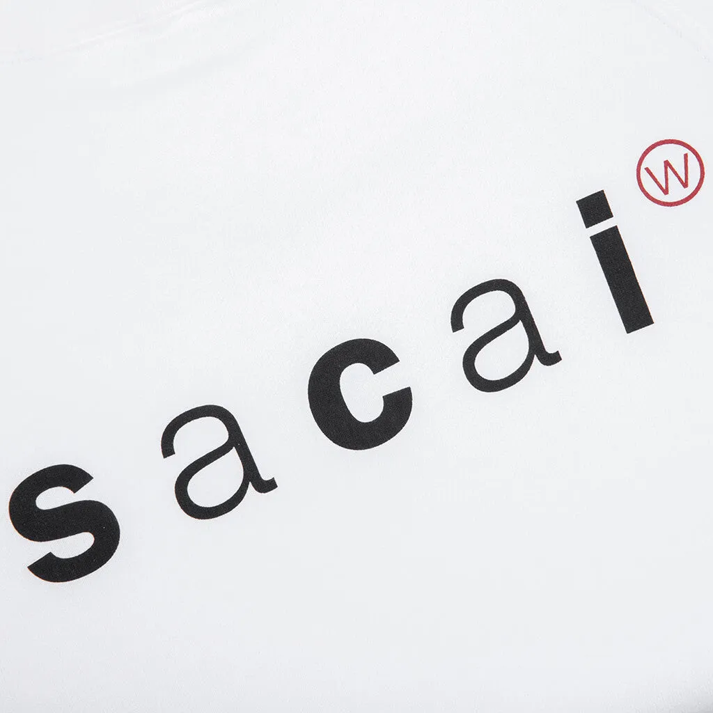 Sacai x WTAPS Print Pullover - White