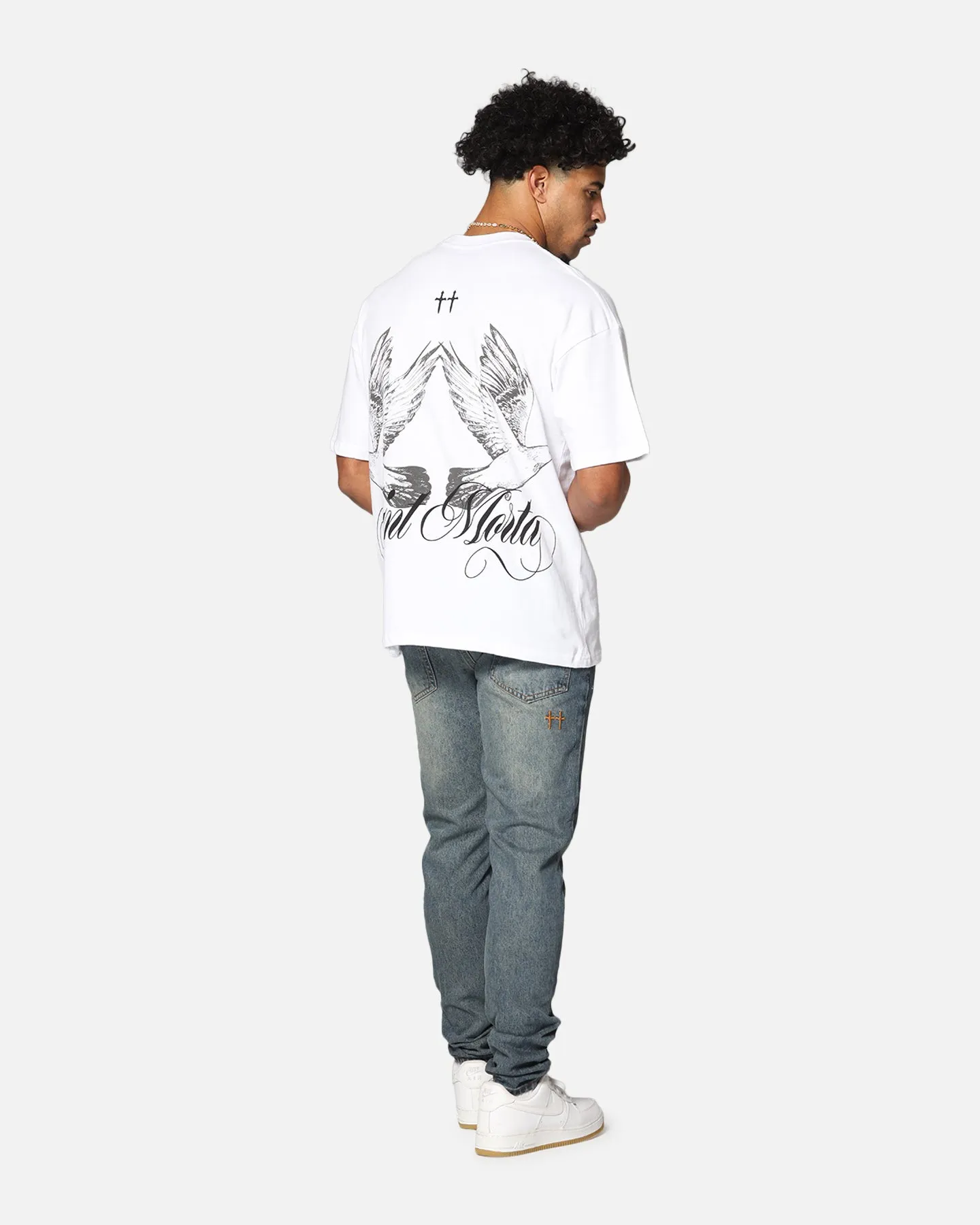 Saint Morta Dover Drop Shoulder T-Shirt White