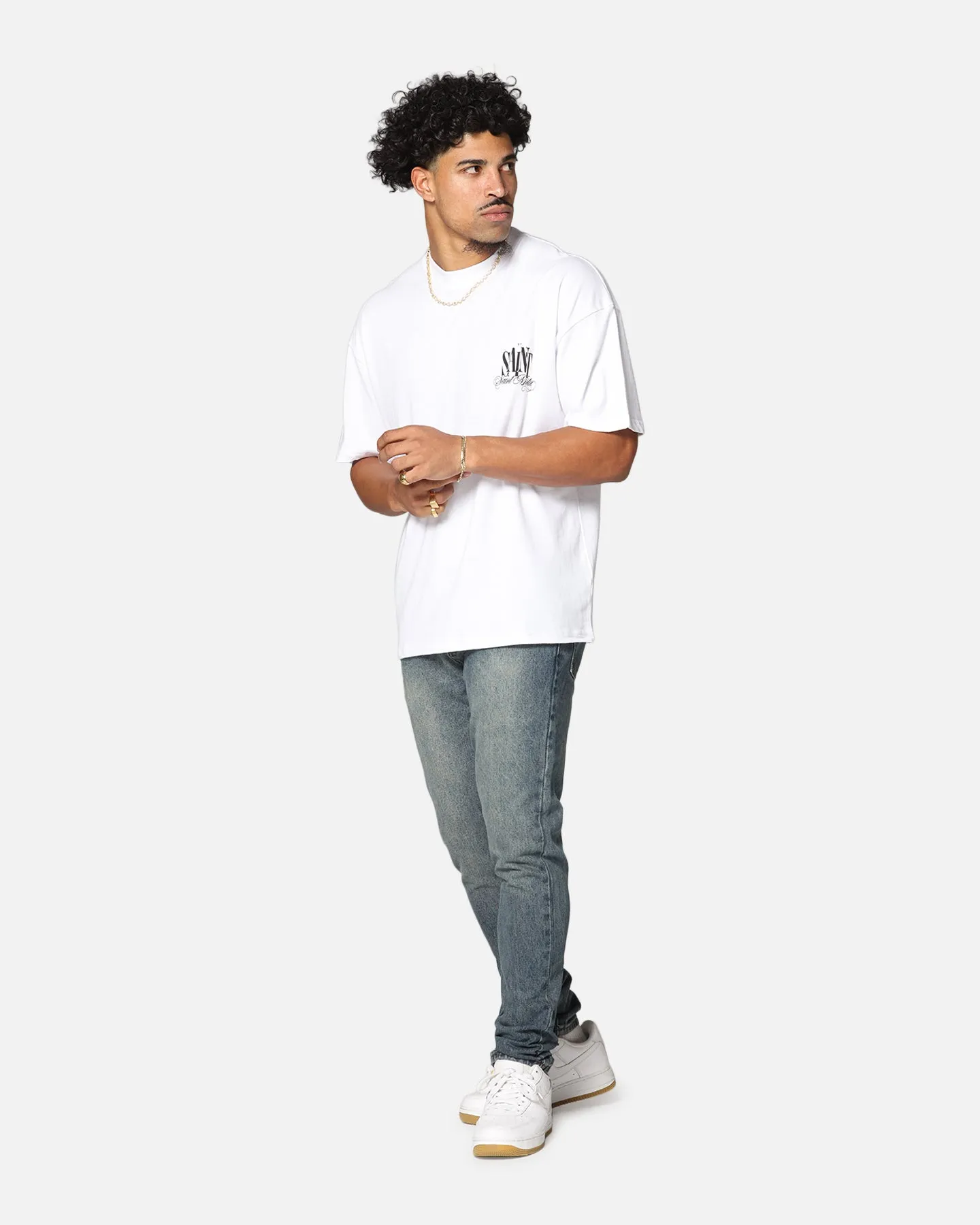 Saint Morta Dover Drop Shoulder T-Shirt White