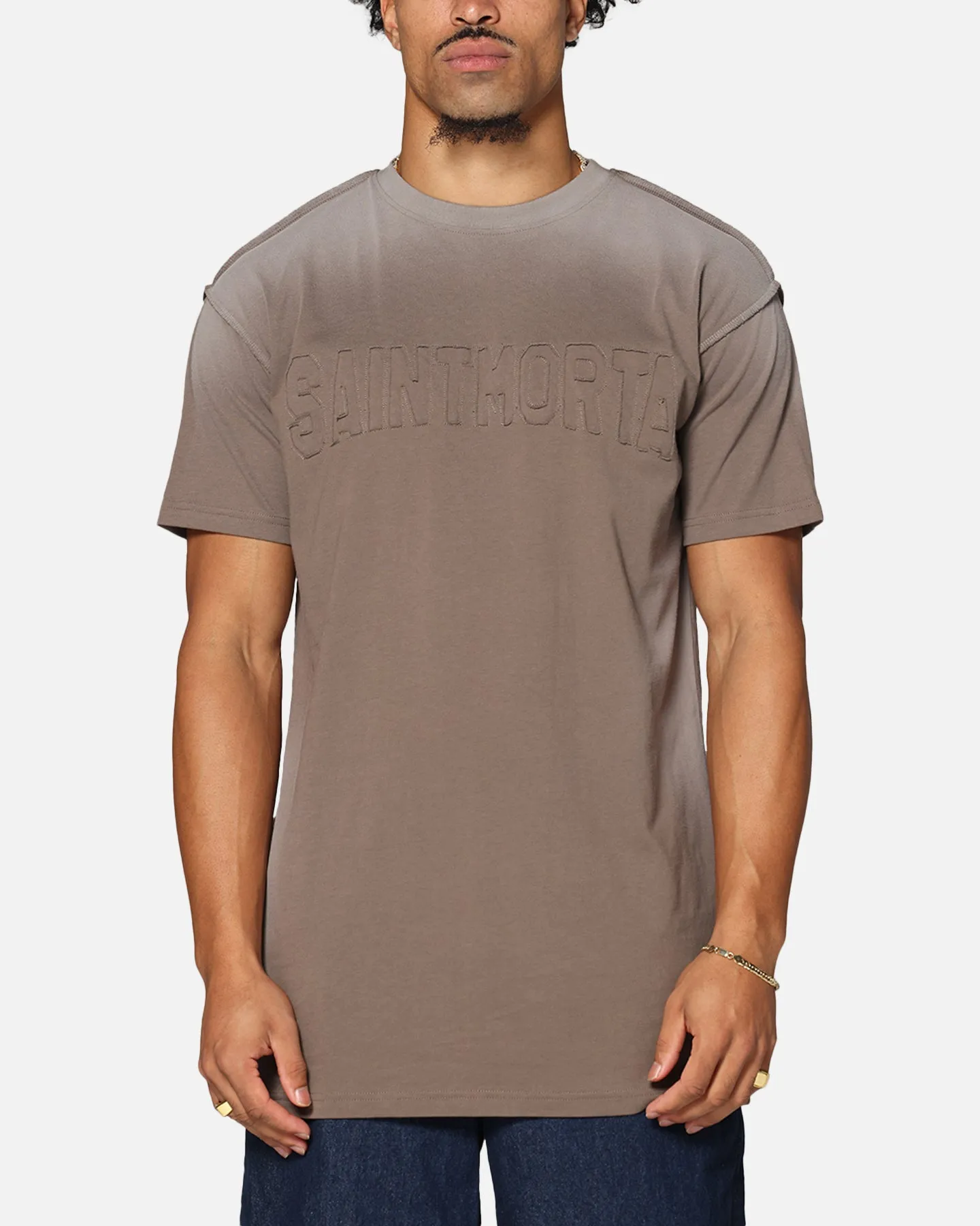 Saint Morta Manticore Lafayette T-Shirt Sunfade Brown