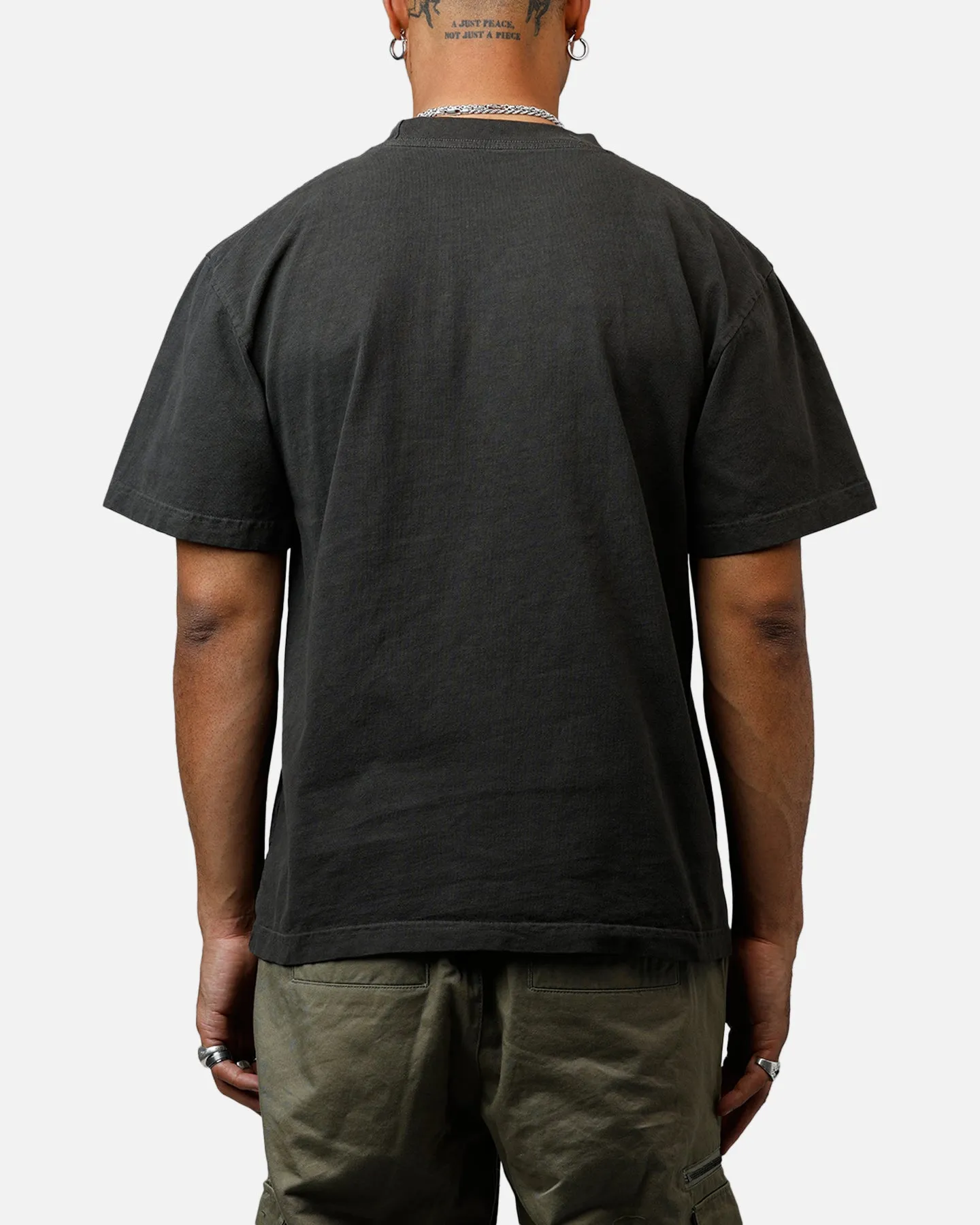 Saint Morta Ride Or Die Boxy T-Shirt Black Wash
