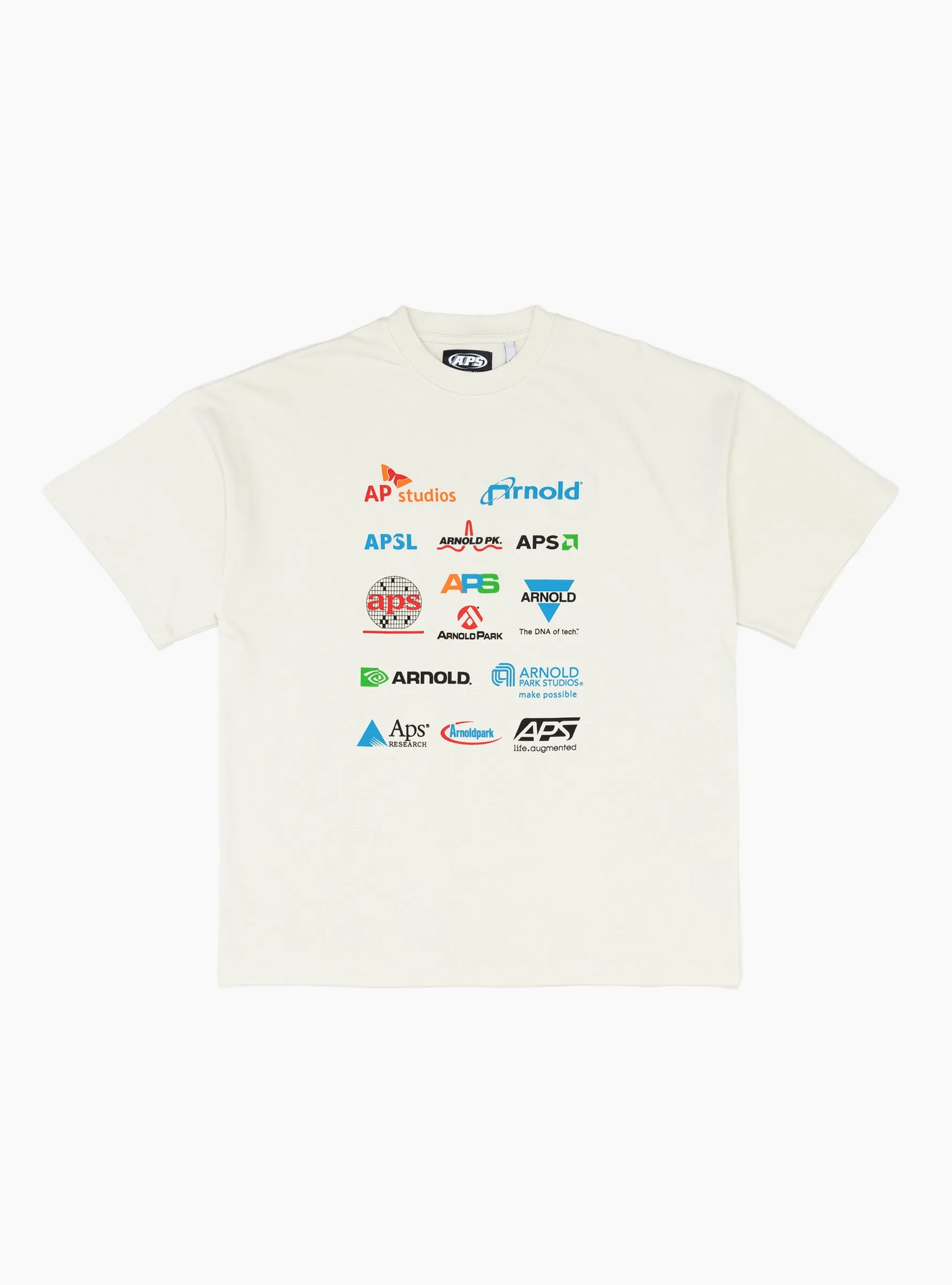 Semiconductor Multi Logo T-Shirt Antique White