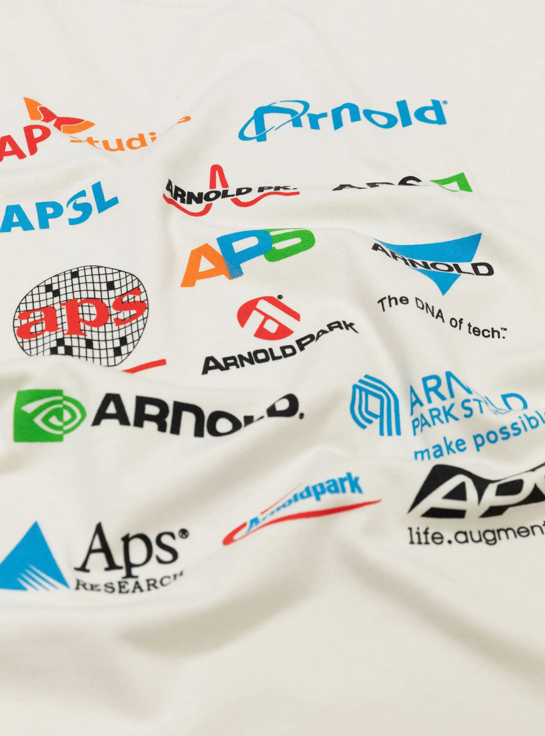 Semiconductor Multi Logo T-Shirt Antique White