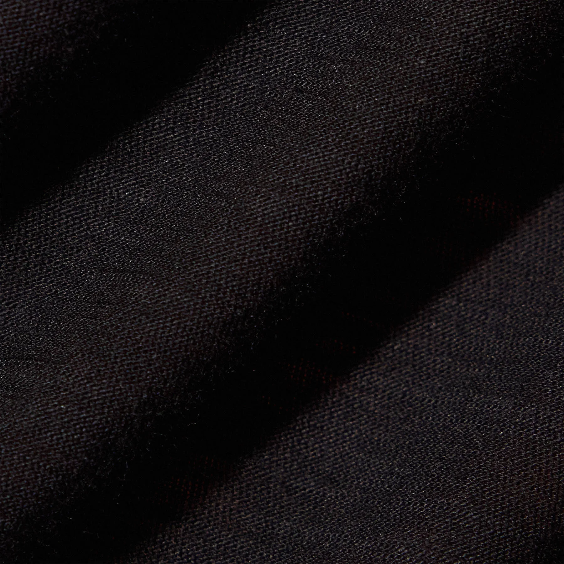 Sheer Slub Crew Neck Tee - Black
