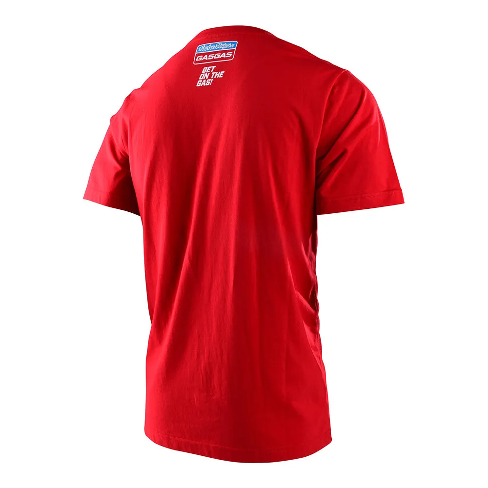Short Sleeve Tee TLD GasGas Team Stock Red