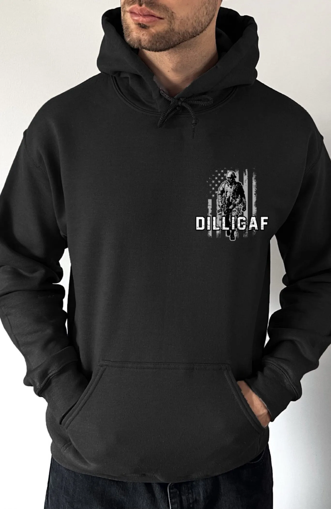 Simple Home of the Free Pullover Hoodie