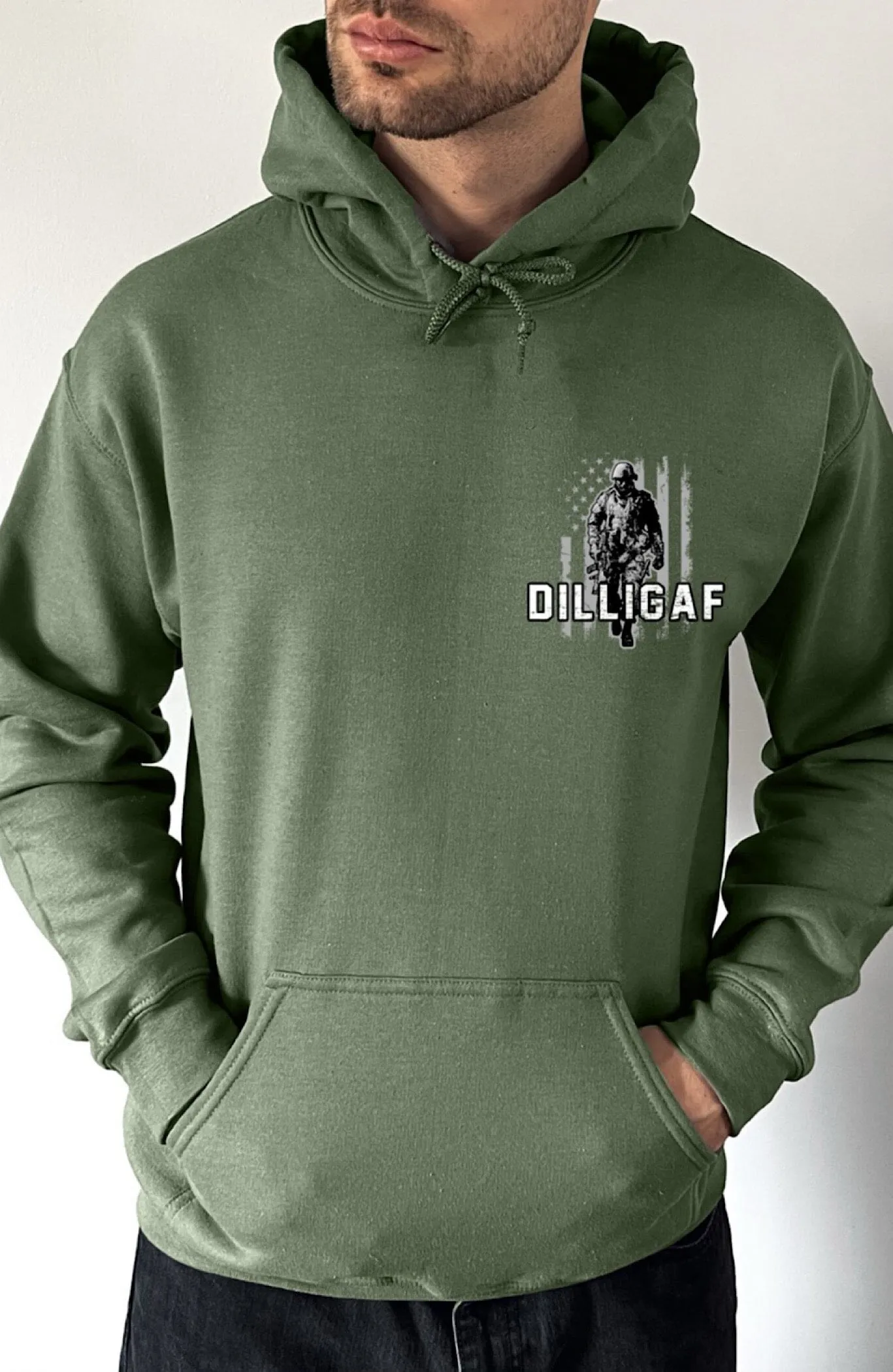 Simple Home of the Free Pullover Hoodie