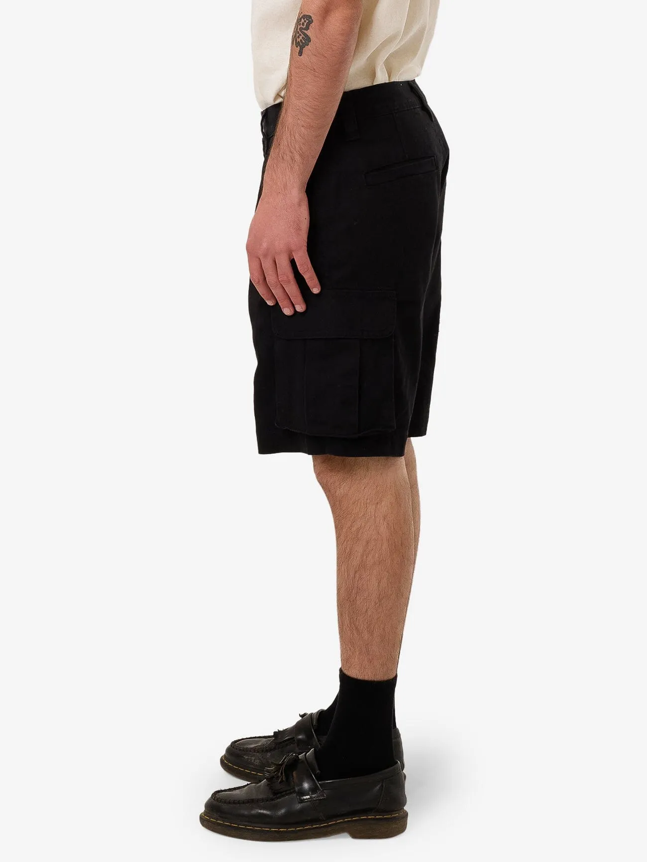 Slacker Union Cargo Short - Black