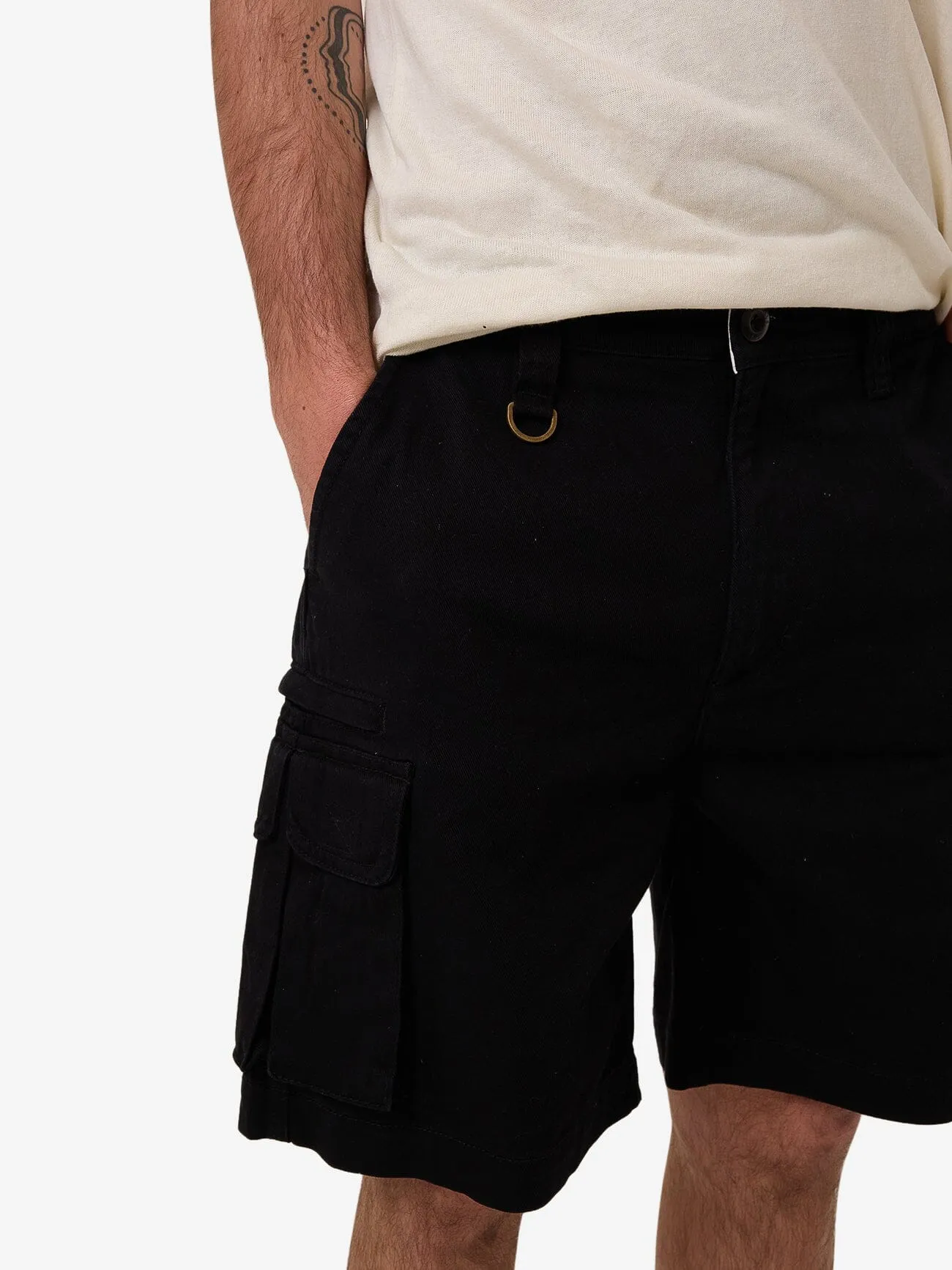 Slacker Union Cargo Short - Black
