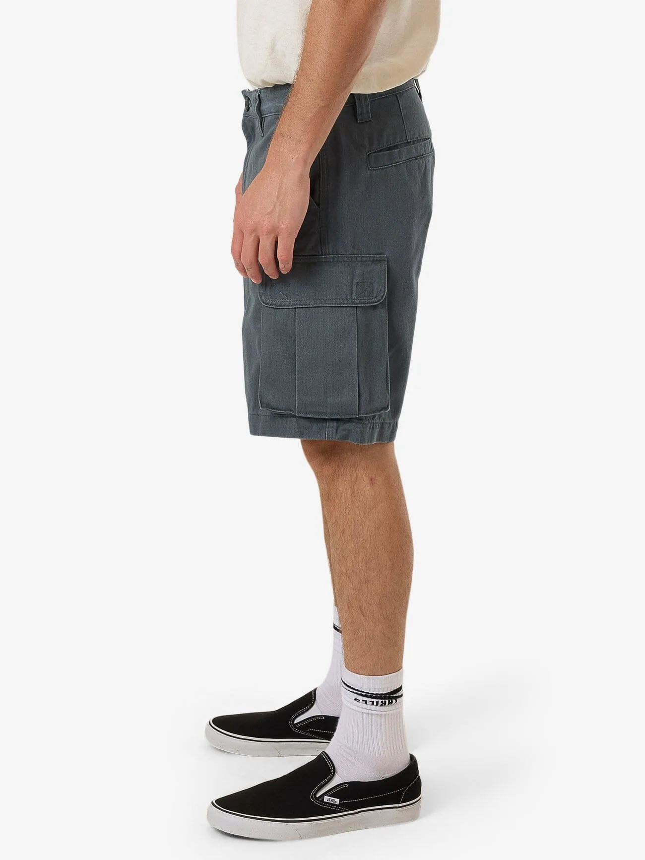 Slacker Union Cargo Short - Dark Slate