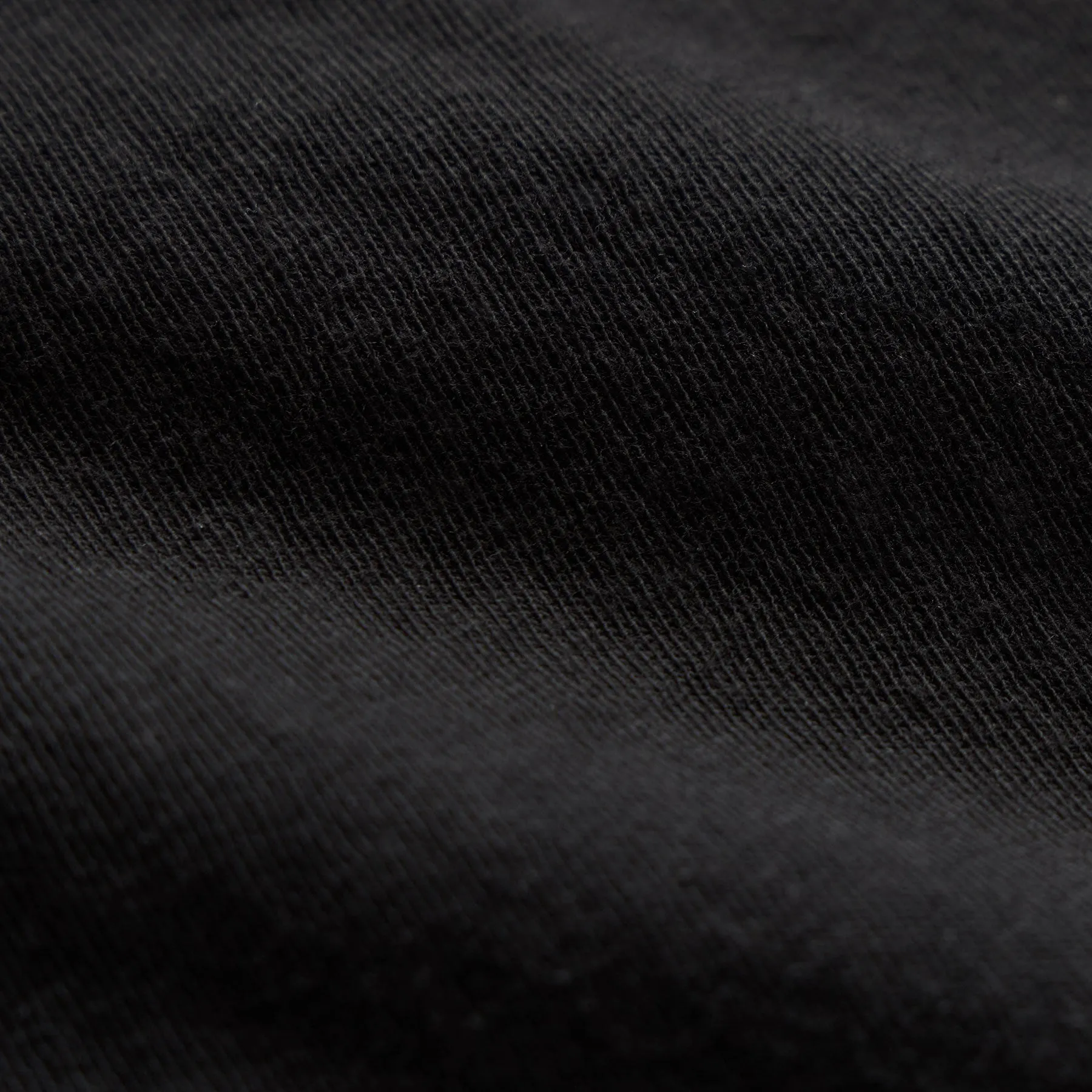 Slub Jersey Short Sleeve Crew - Black