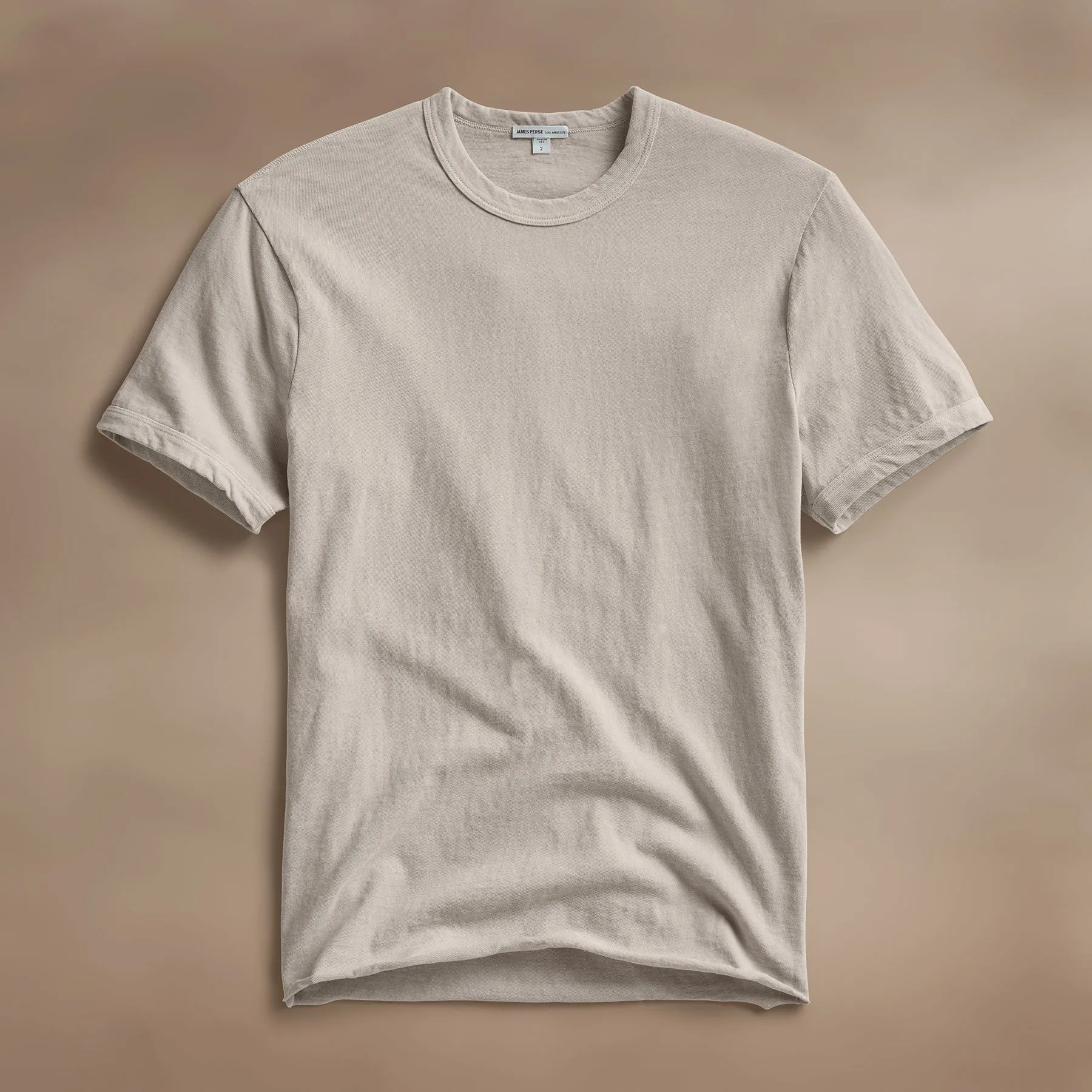Slub Jersey Short Sleeve Crew - Salt Pigment
