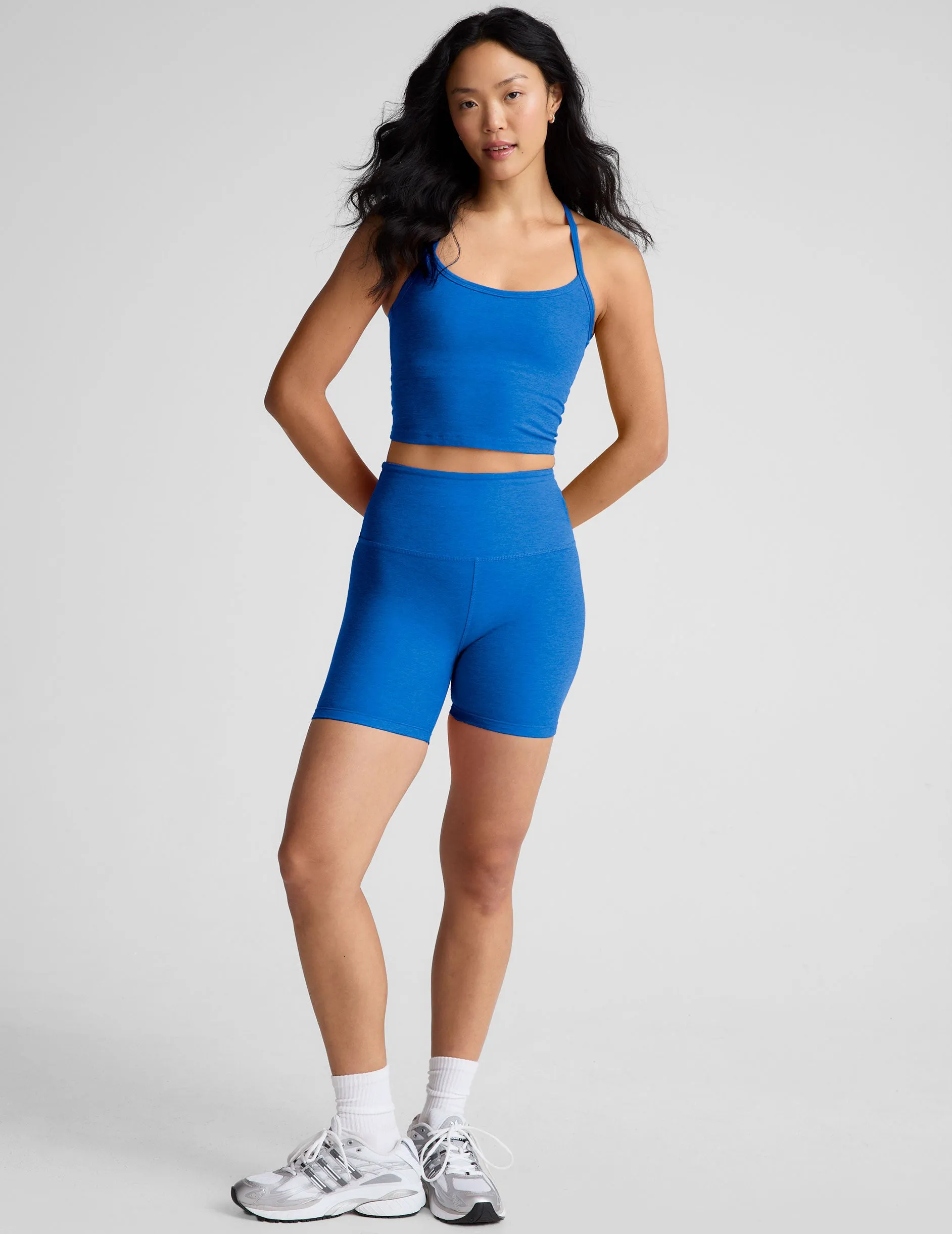 Spacedye Slim Racerback Cropped Tank