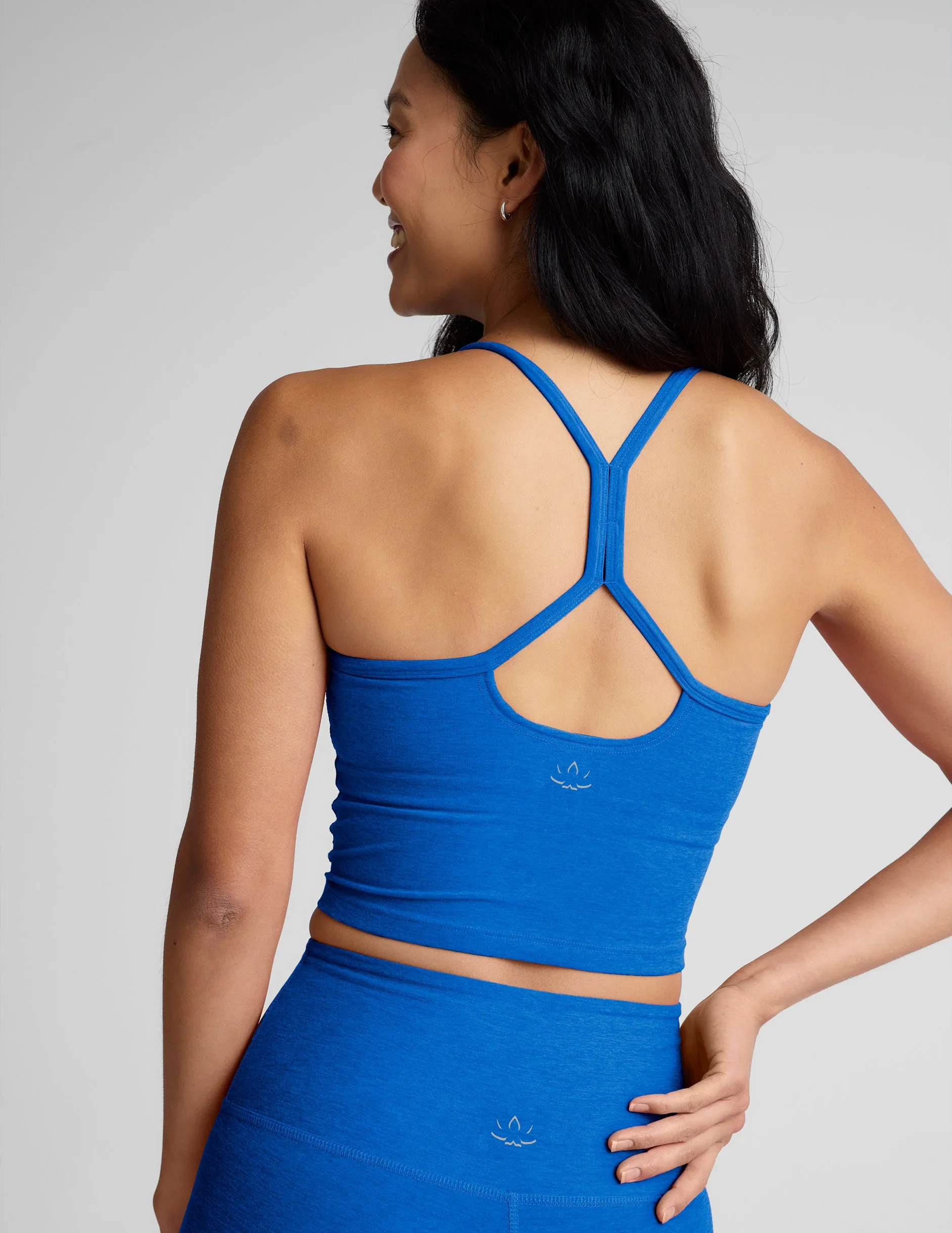 Spacedye Slim Racerback Cropped Tank