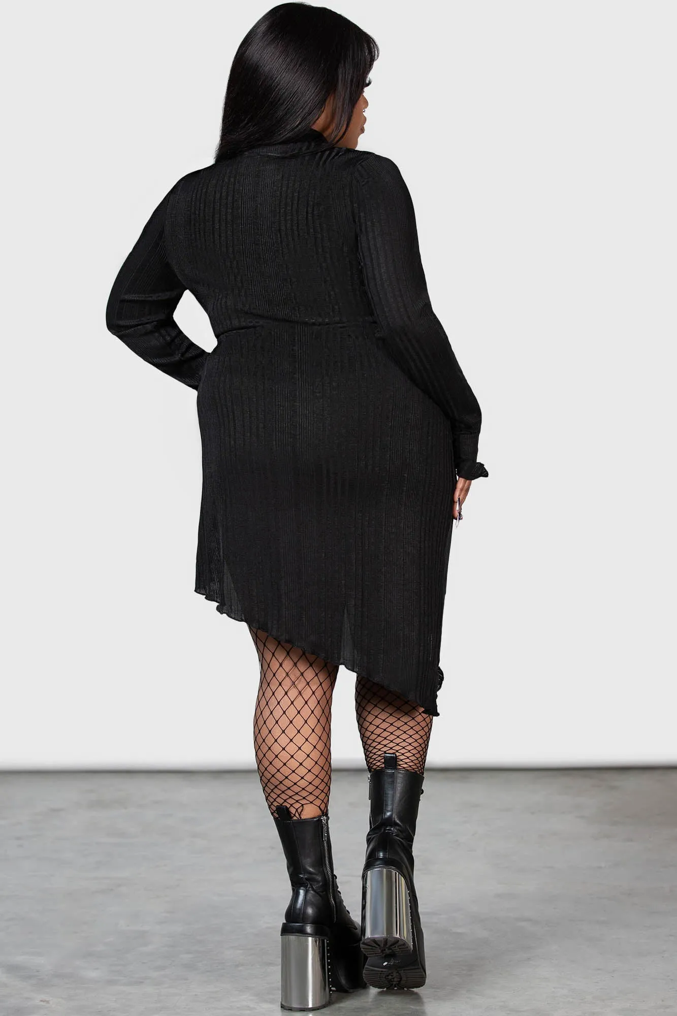Stone Heart Asymmetric Dress