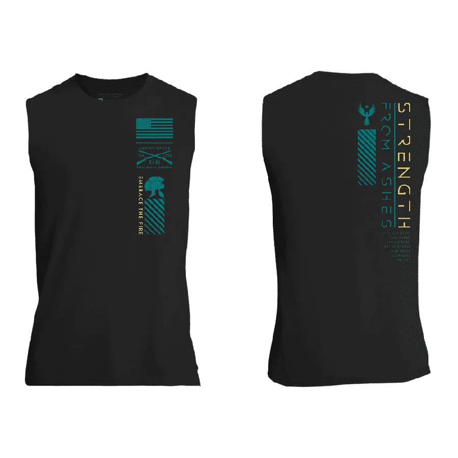 Strength From Ashes Muscle Tank - Black