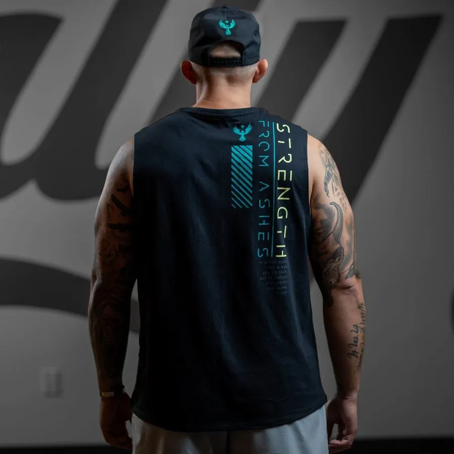 Strength From Ashes Muscle Tank - Black