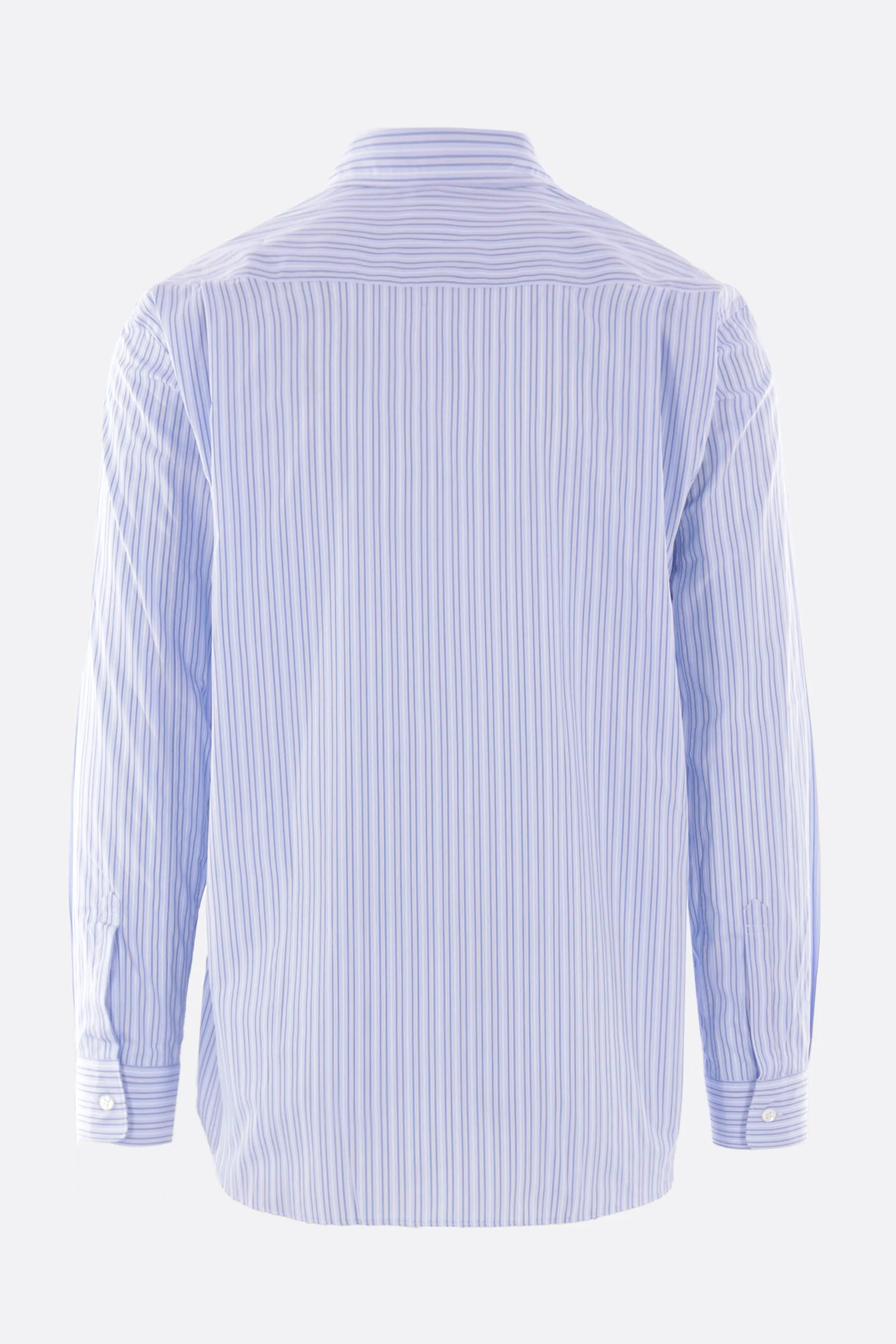 striped cotton poplin shirt