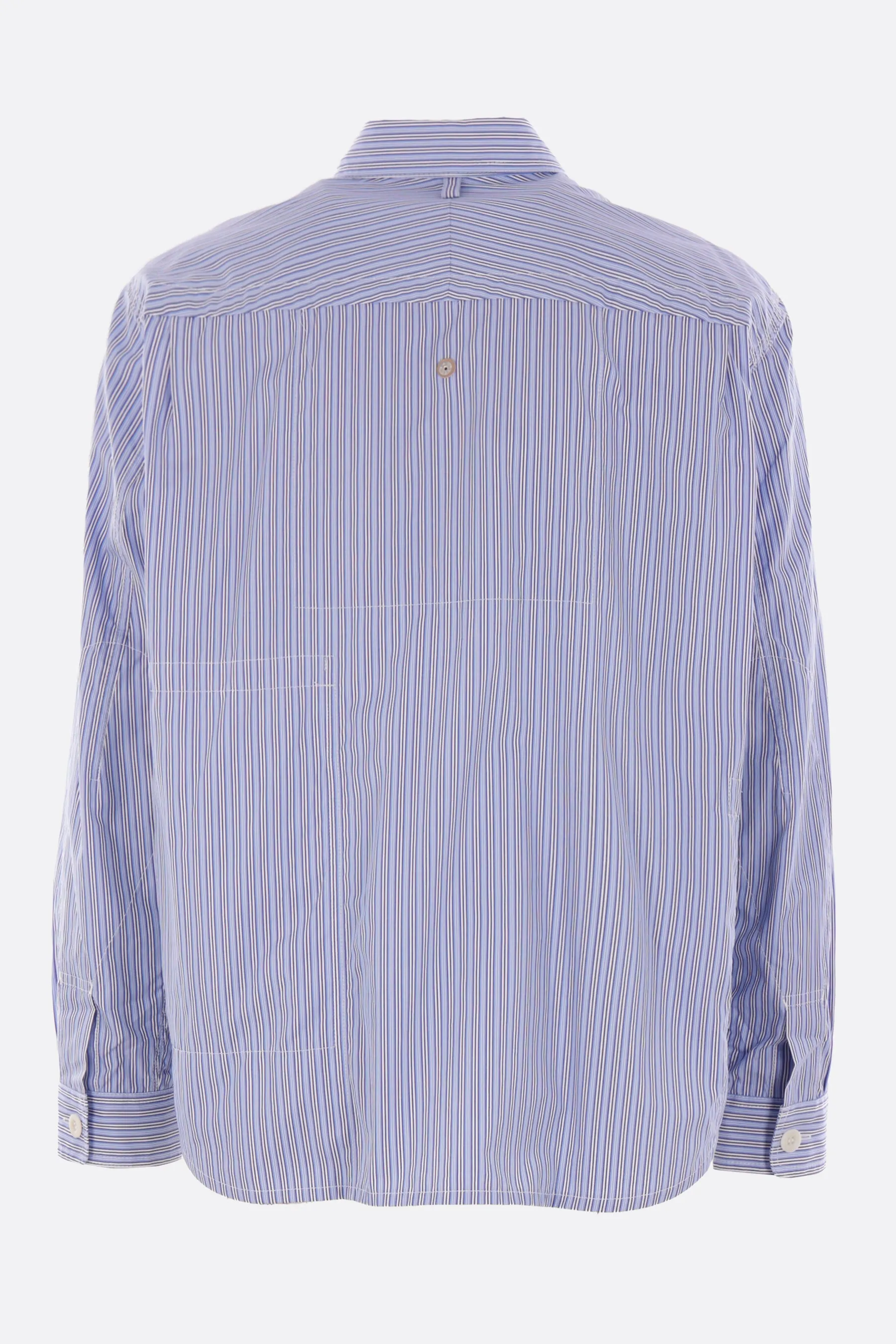 striped poplin shirt