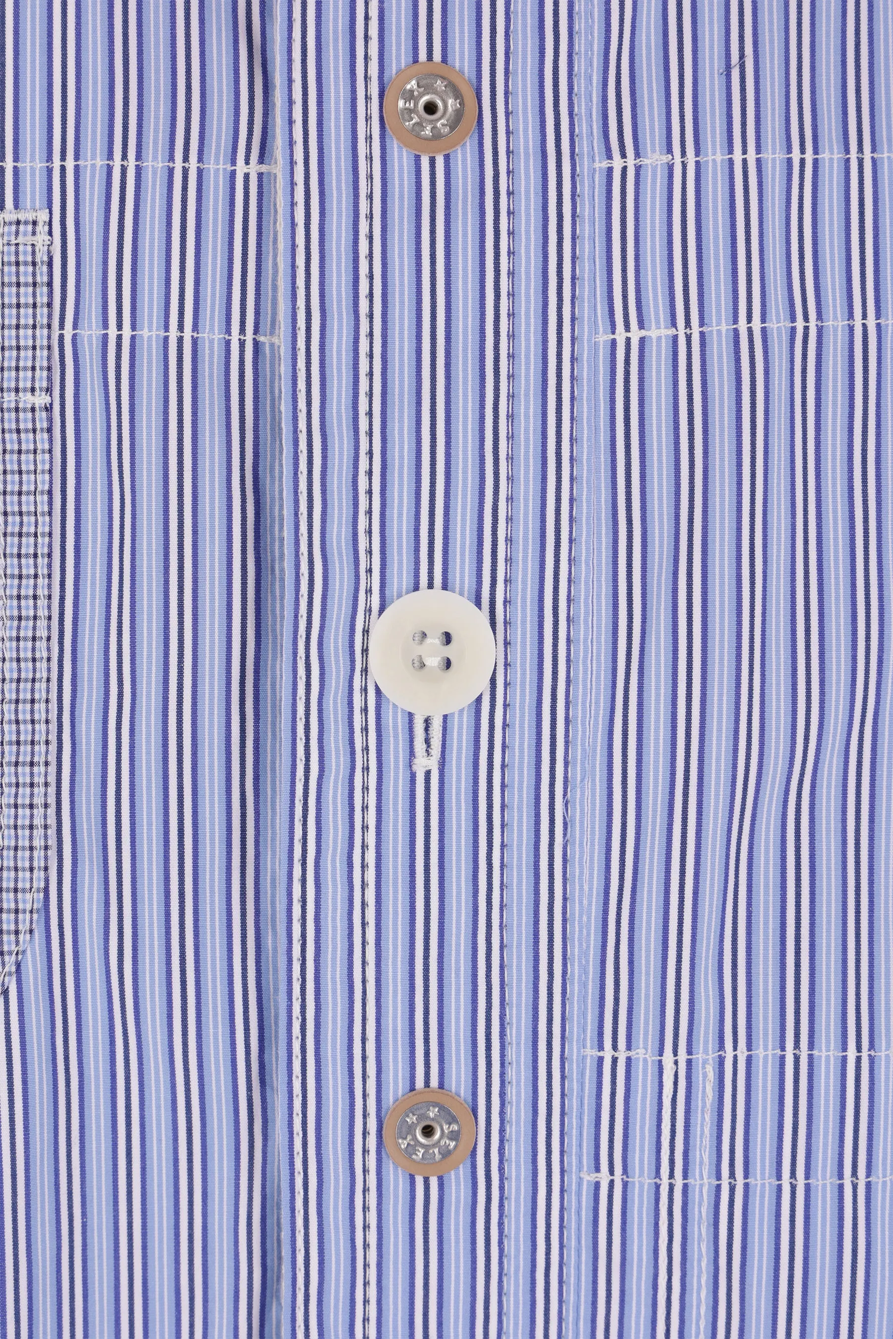 striped poplin shirt