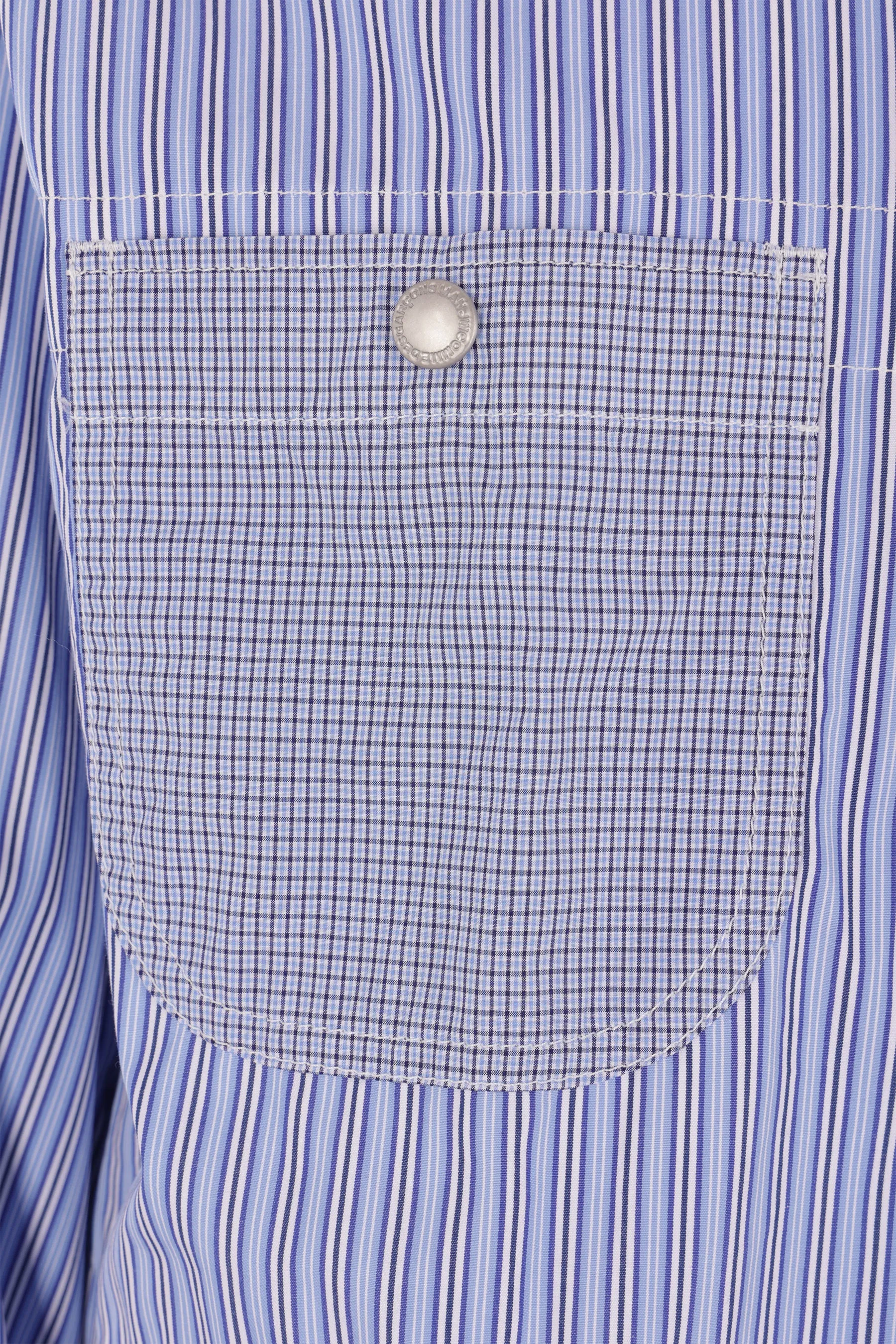striped poplin shirt