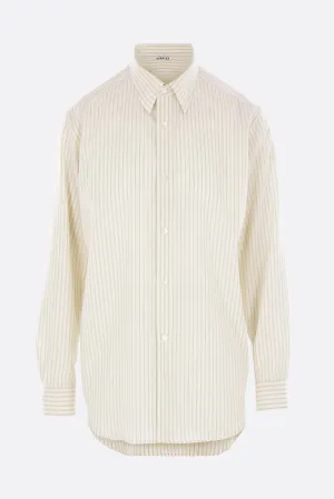 striped wool shirt